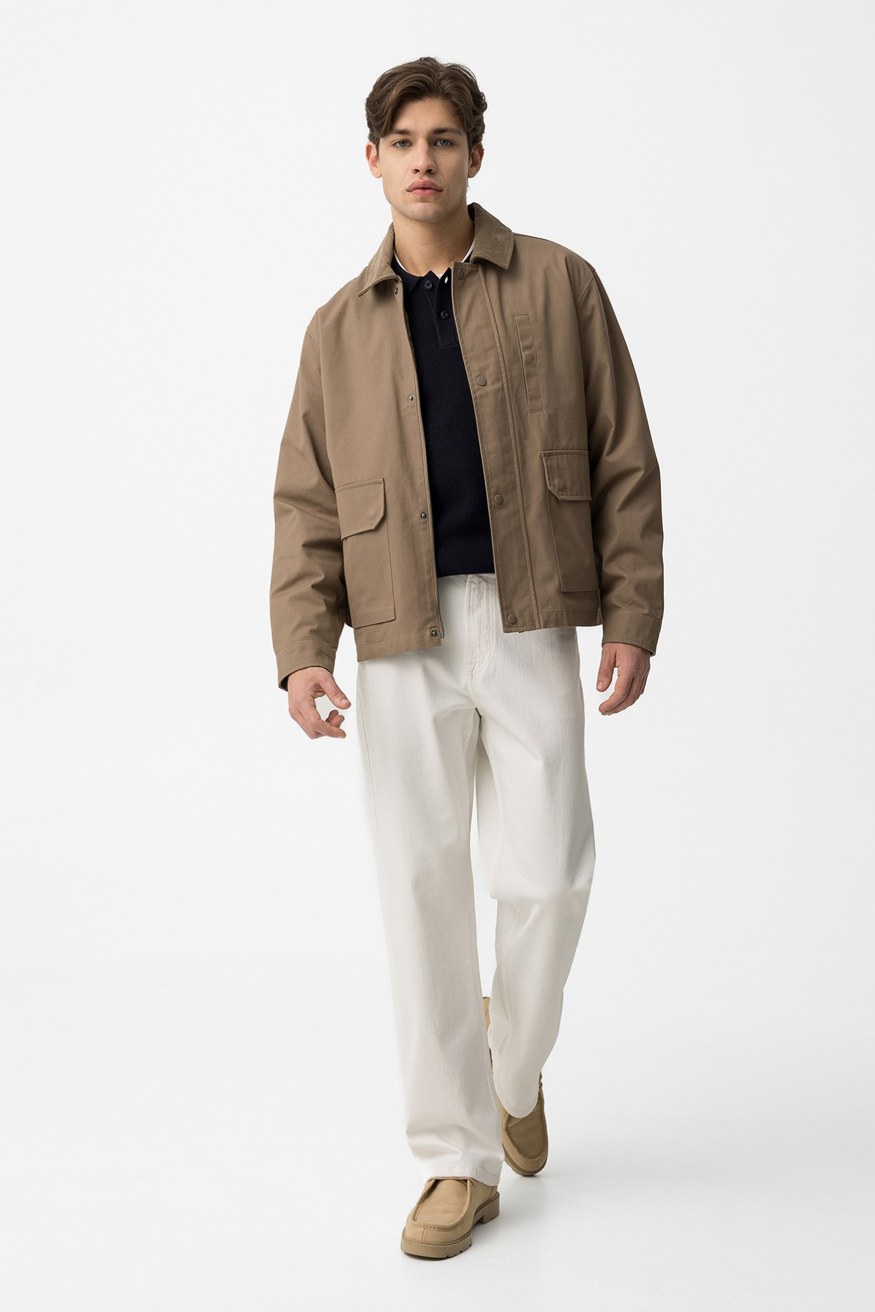 White Loose Fit Jeans