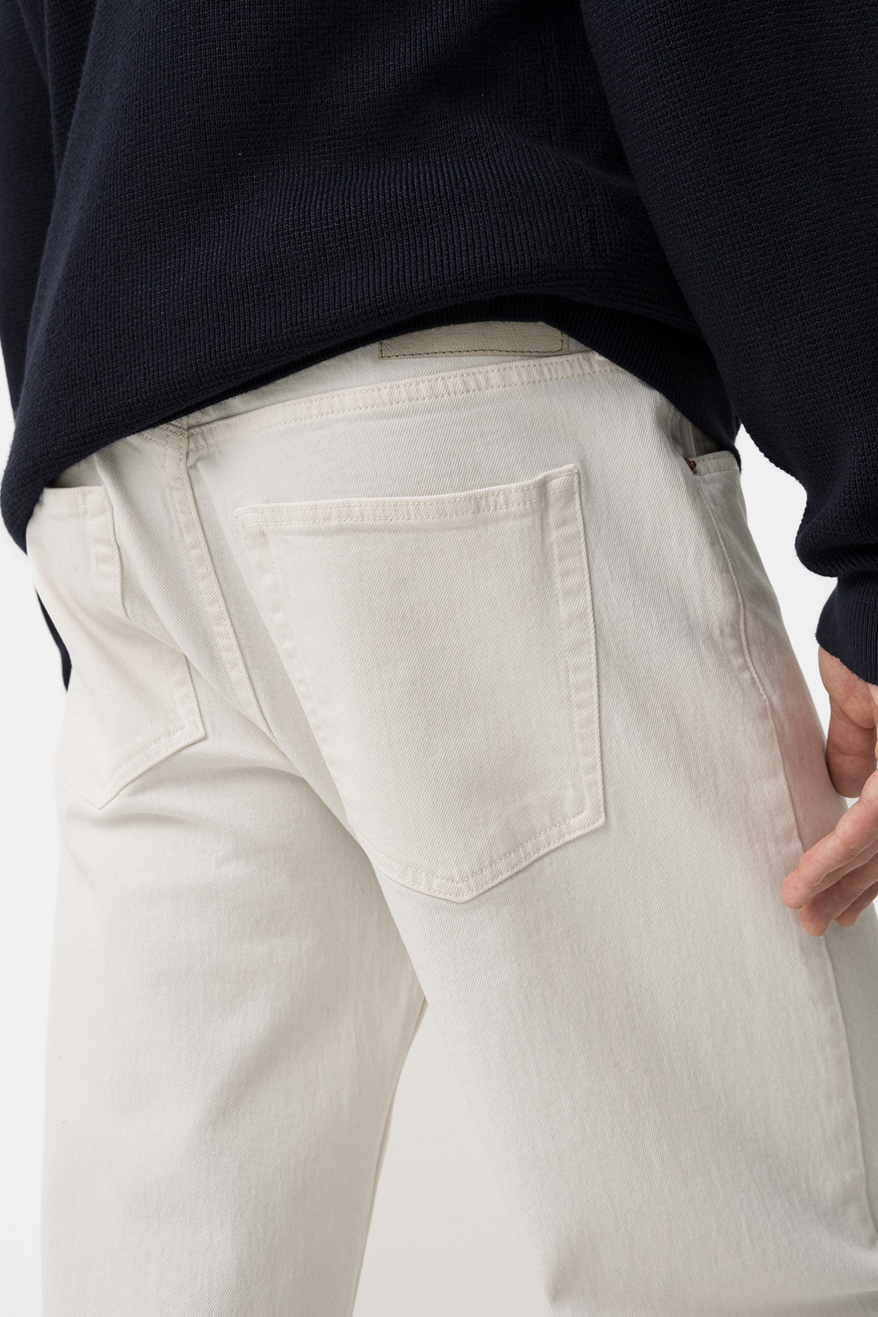 White Loose Fit Jeans