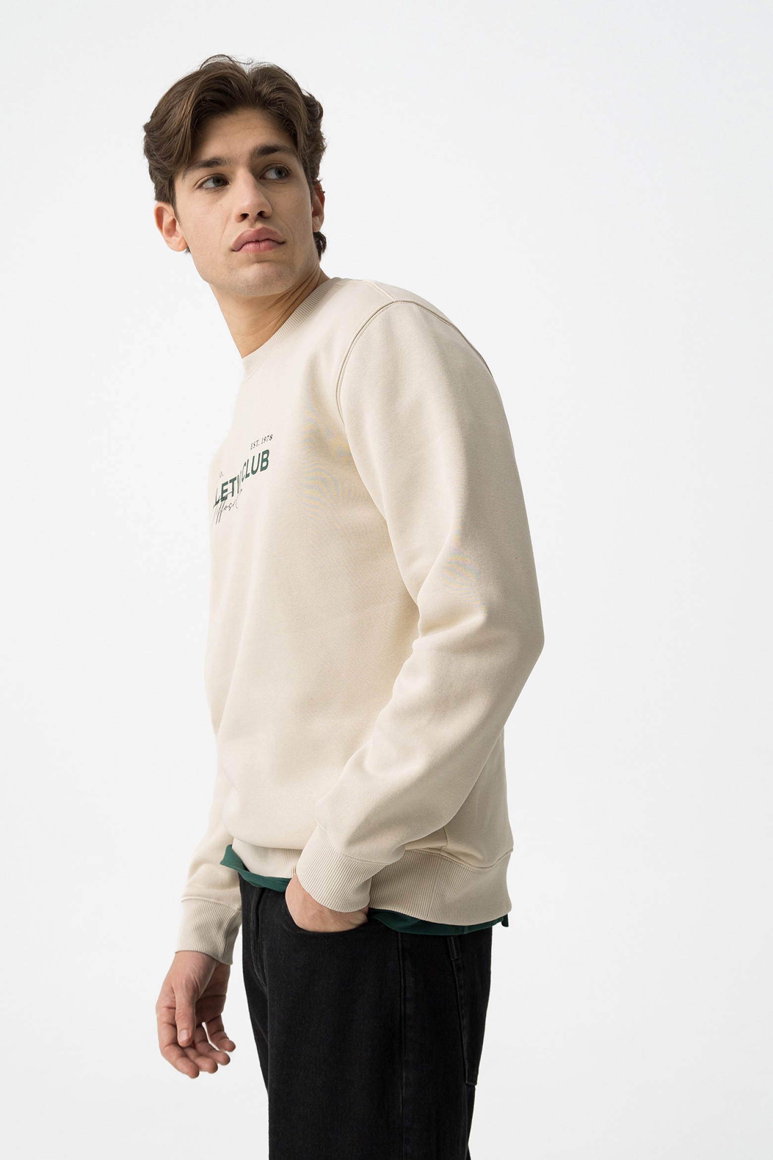 Beige Sweatshirt