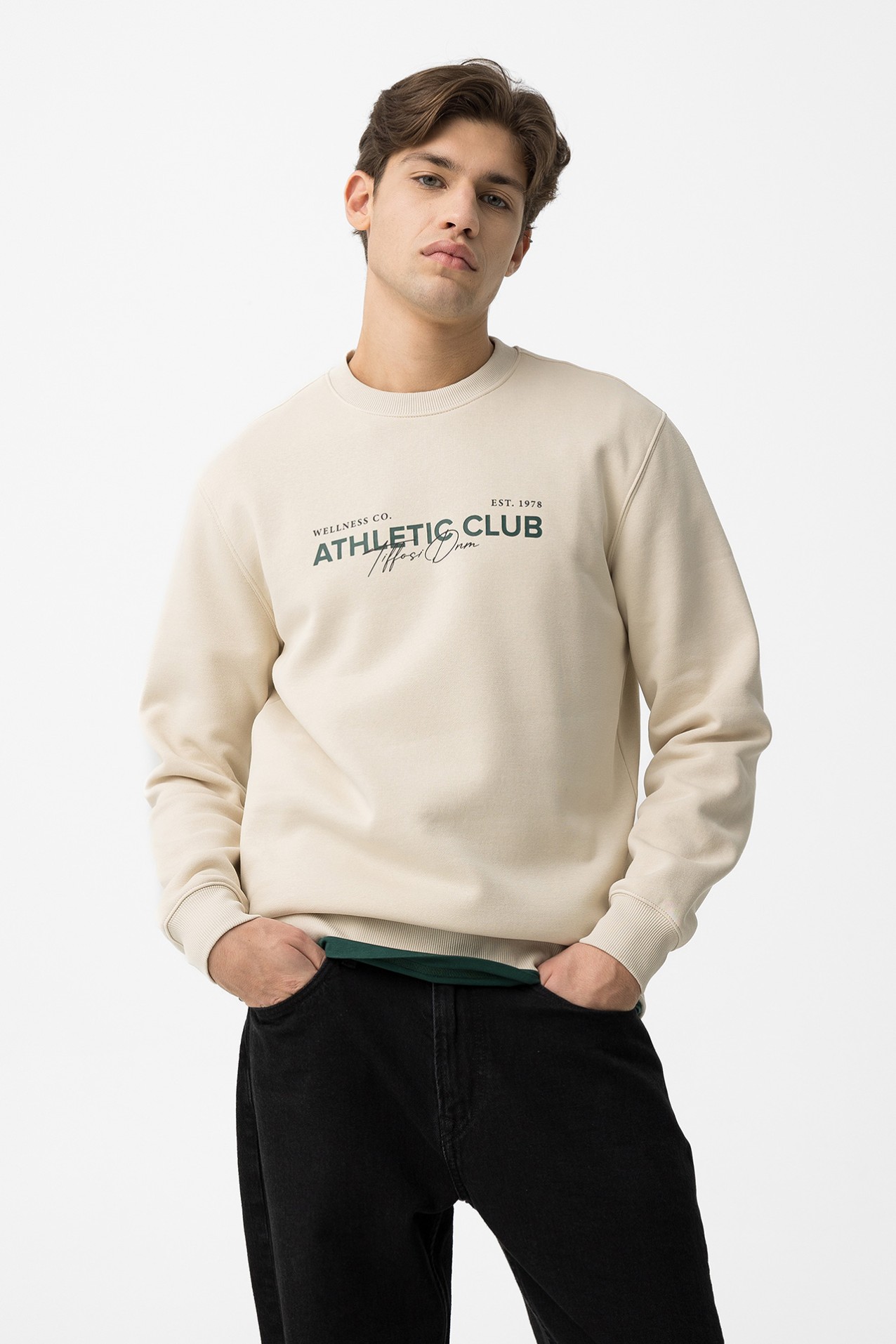 Beige Sweatshirt