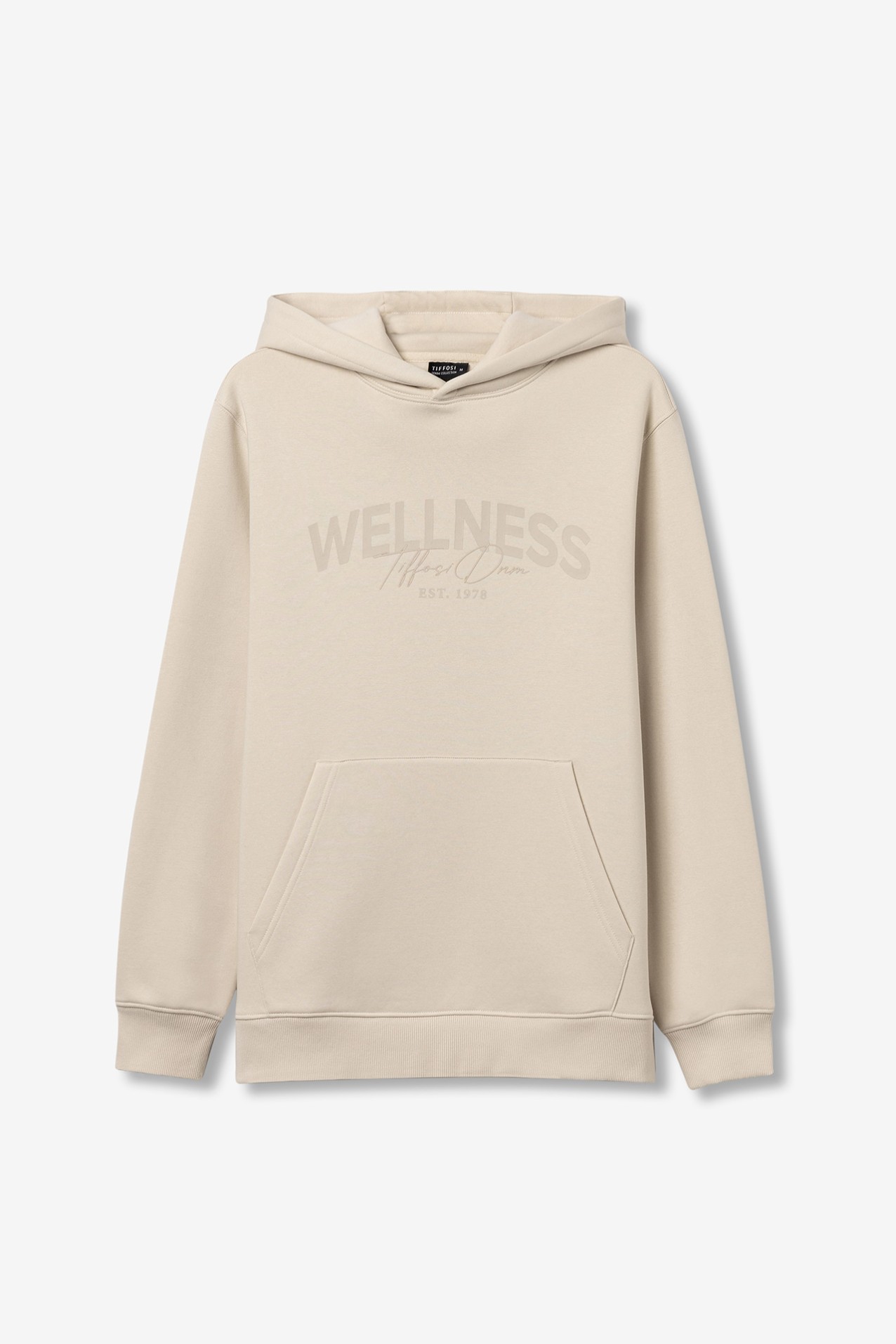 Sudadera Con Capucha Beige