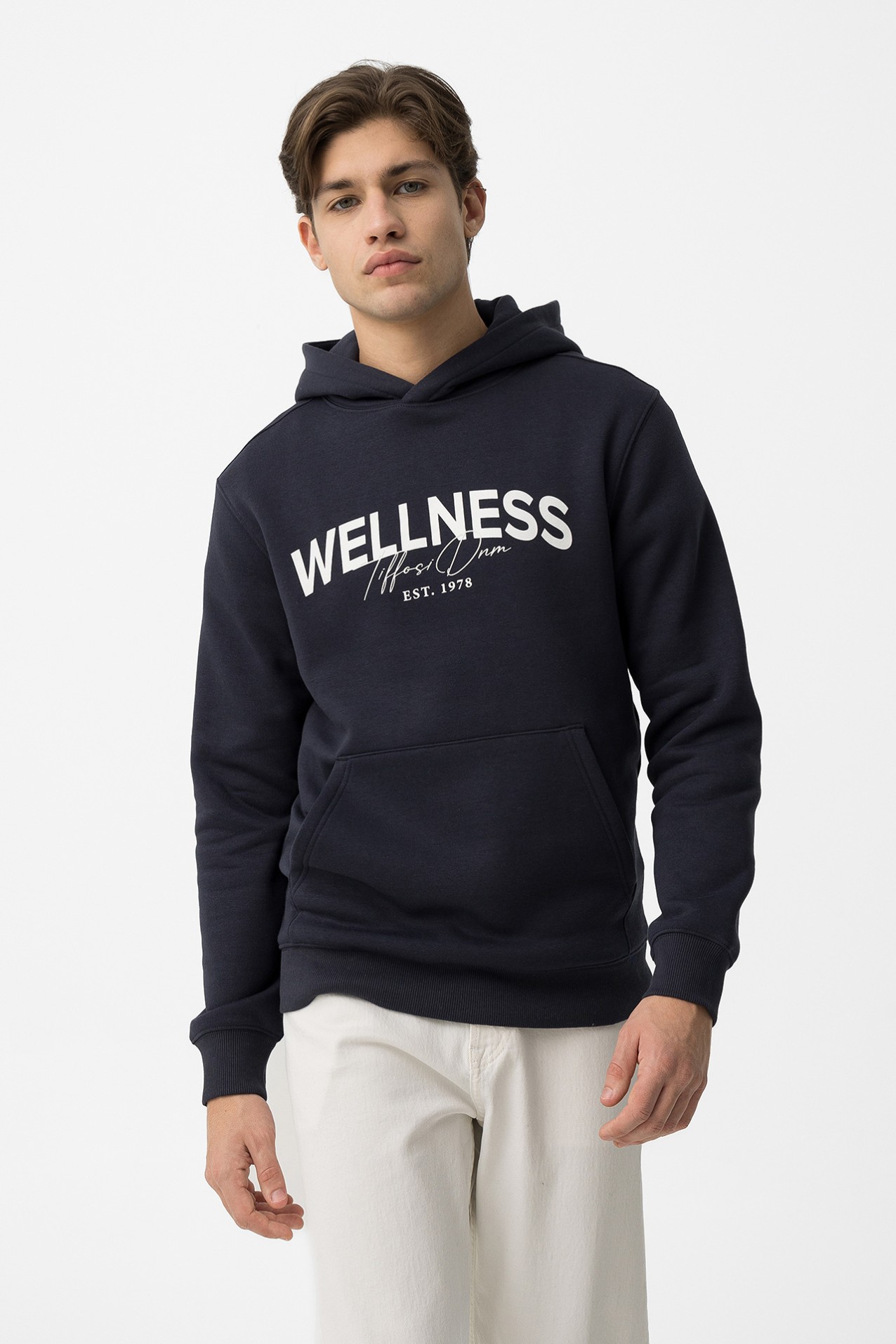 Sudadera Con Capucha Azul