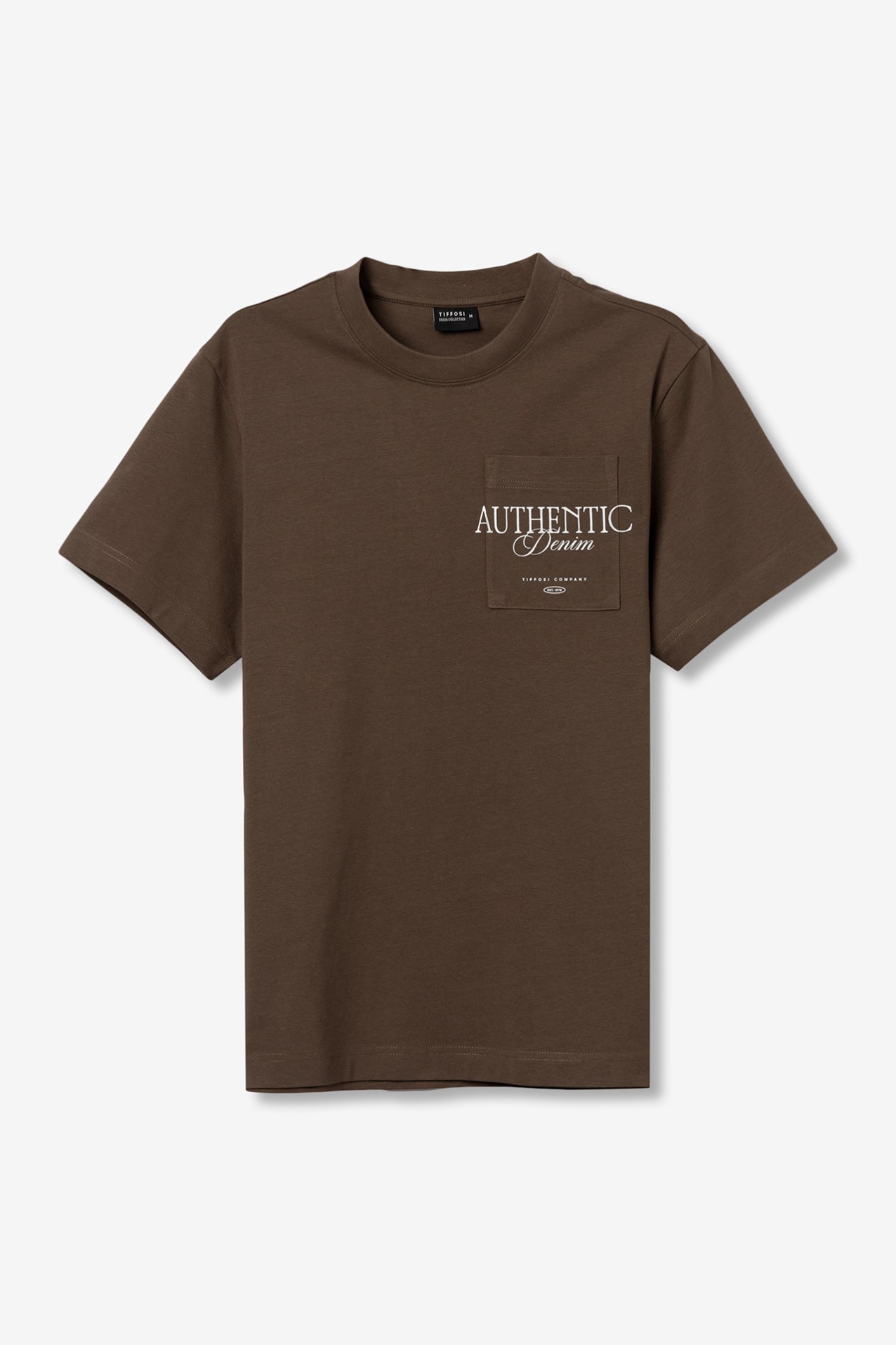 Camiseta Manga Corta Marron