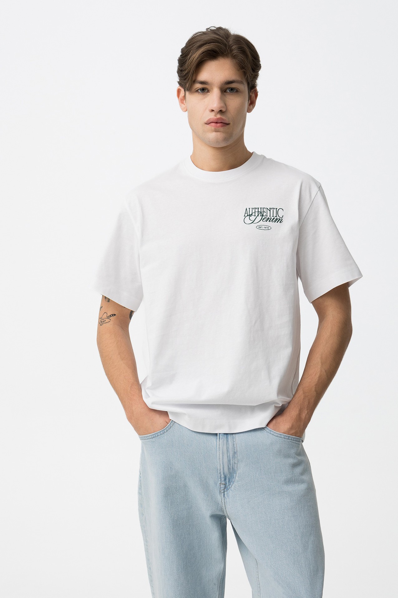 Camiseta Manga Corta Blanca