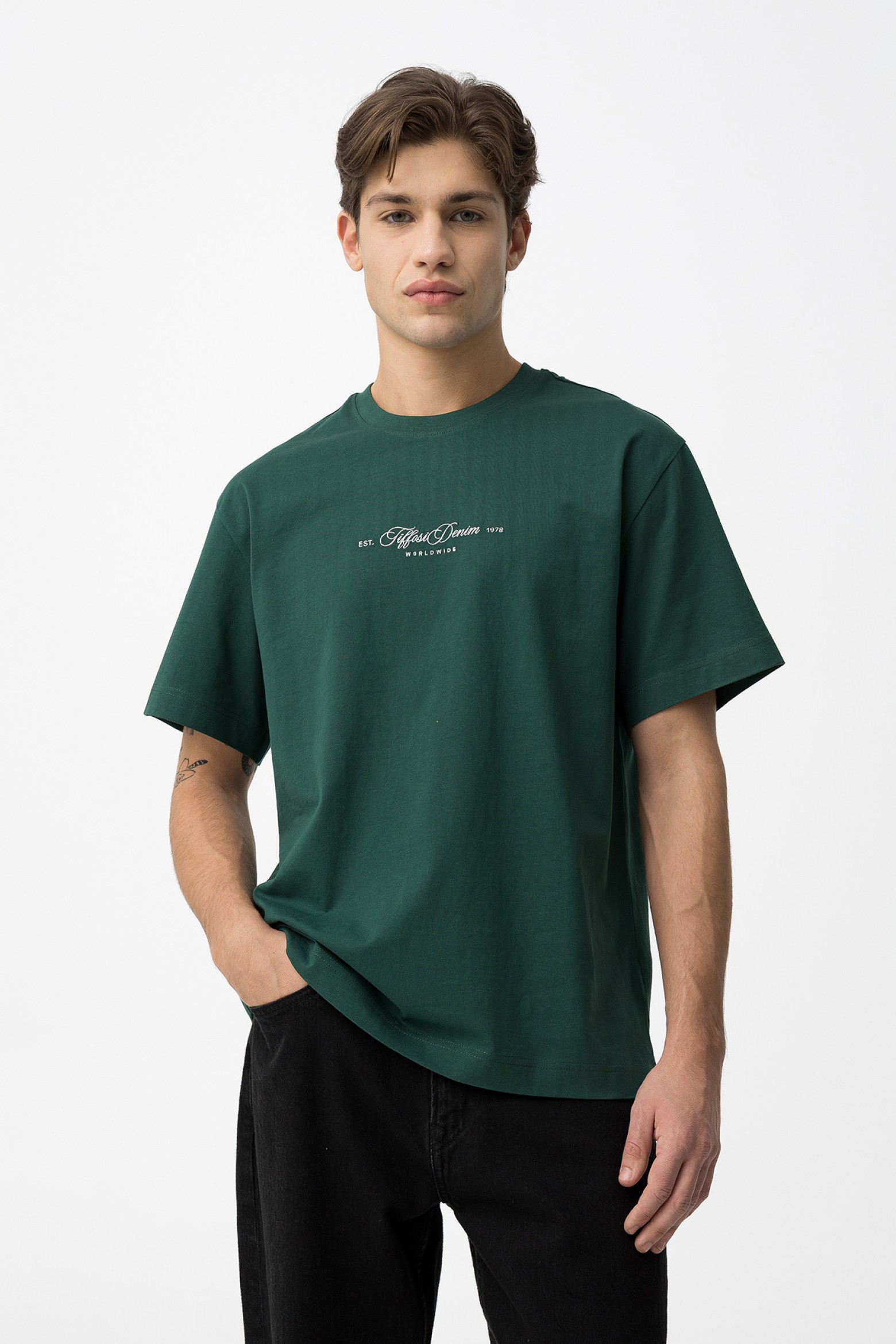 Camiseta Manga Corta Verde