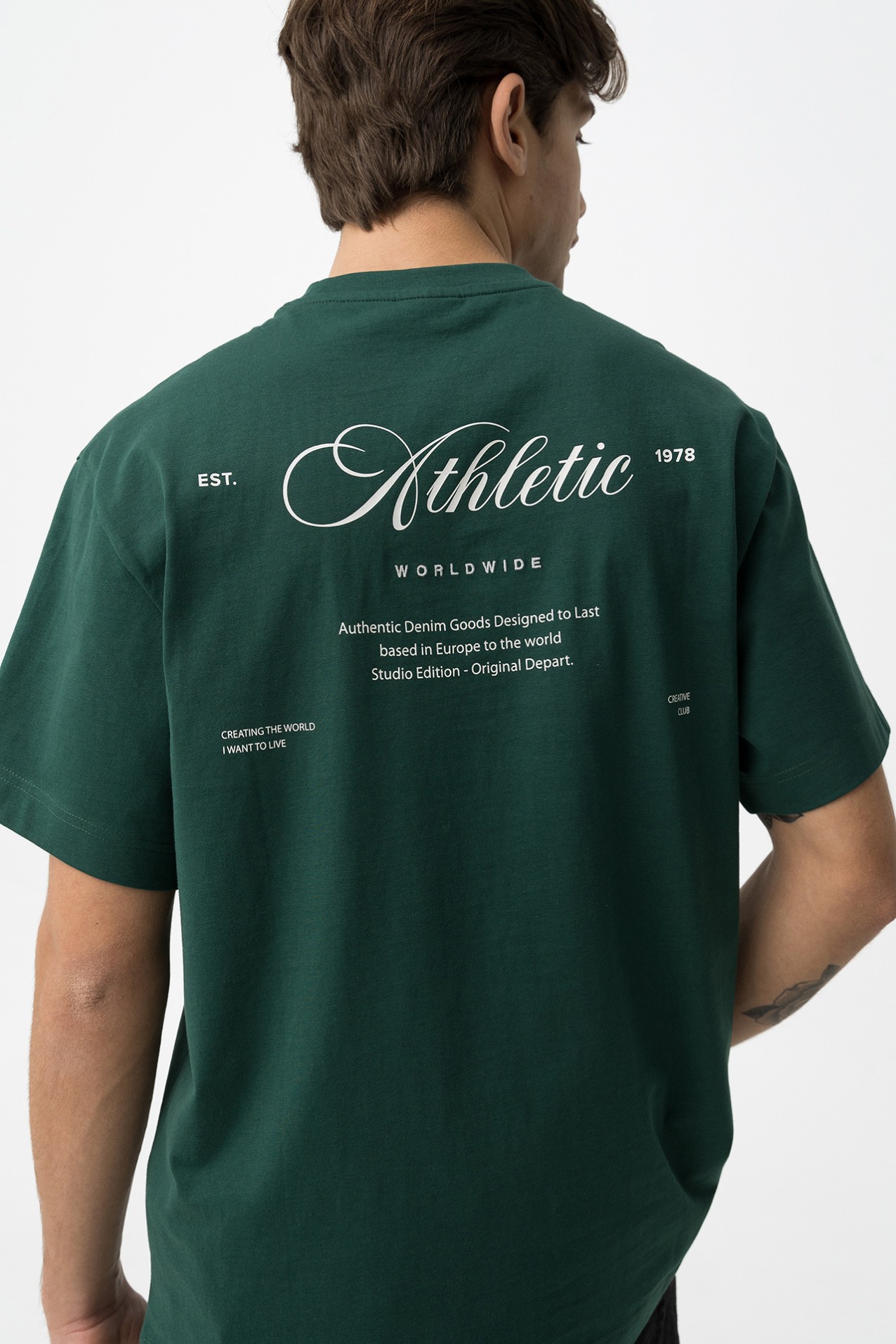 Camiseta Manga Corta Verde