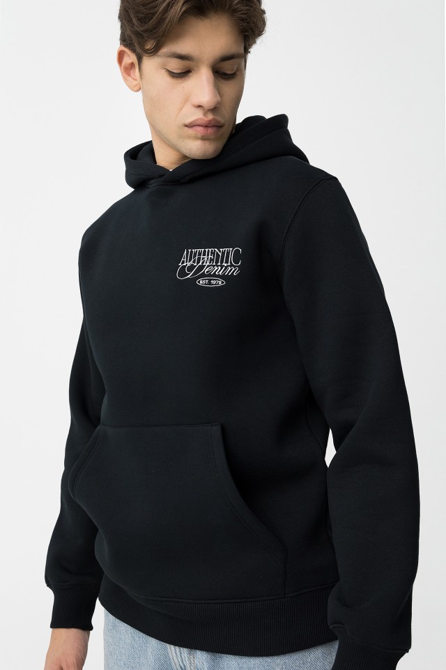 Sudadera Con Capucha Azul