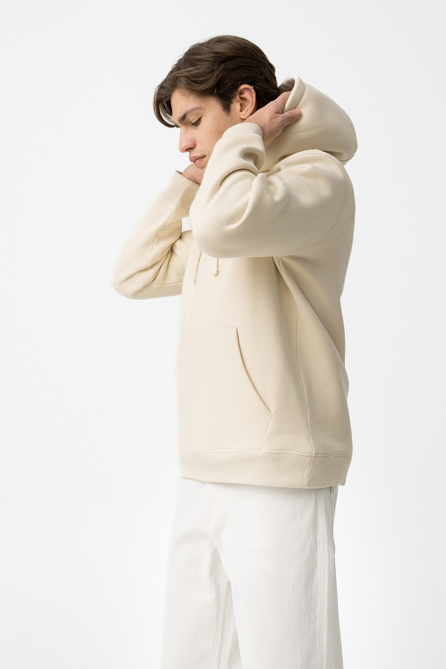 Beige Hoodie