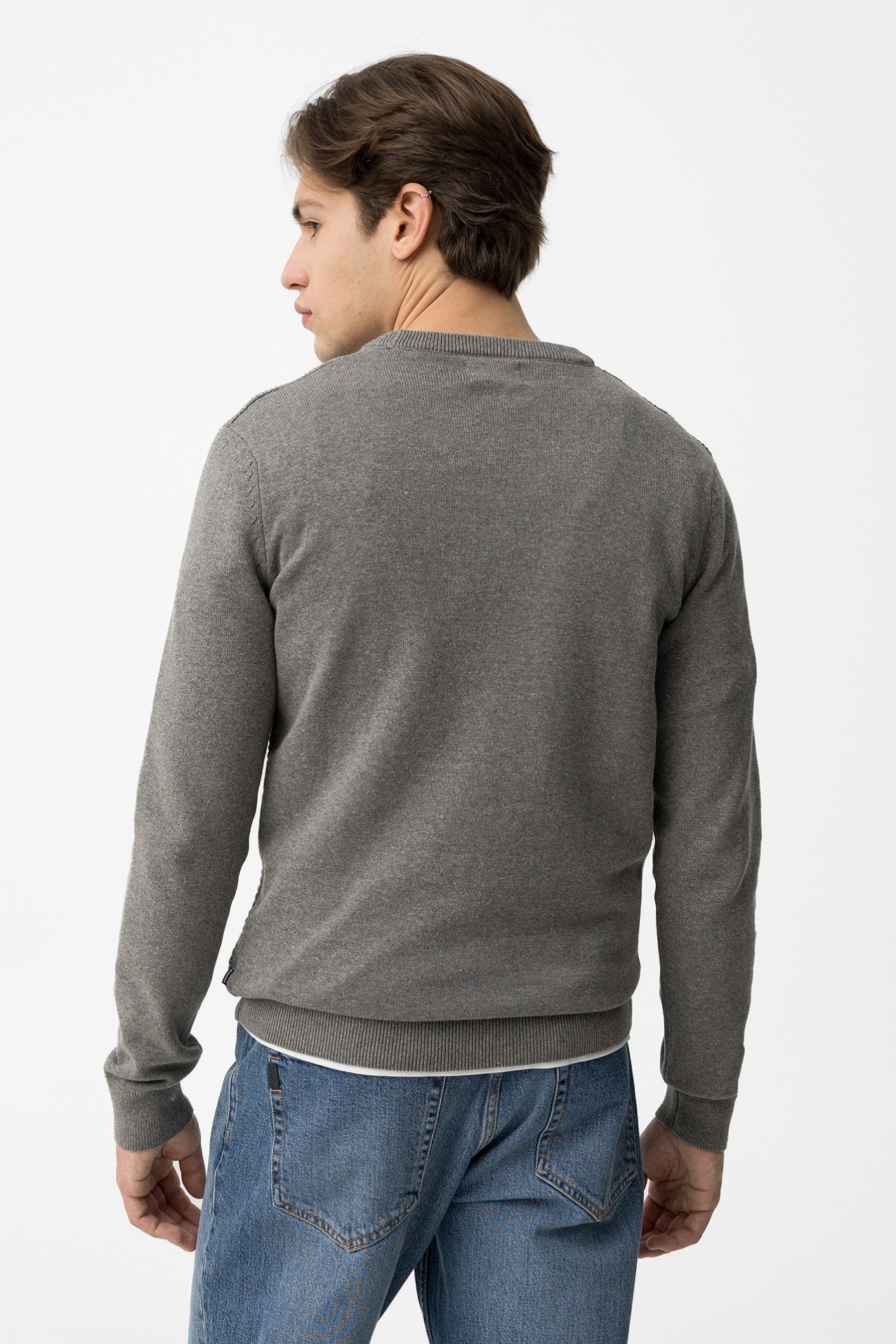 Light Grey Melange Sweater