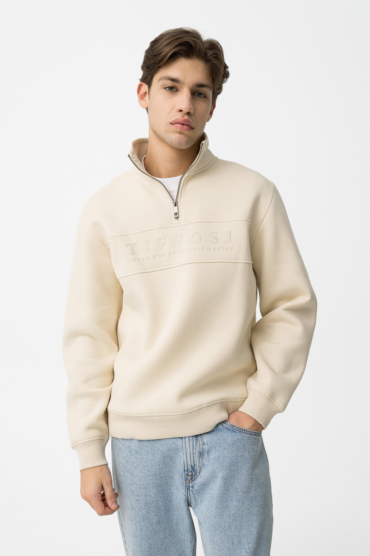 Sweatshirt Bege