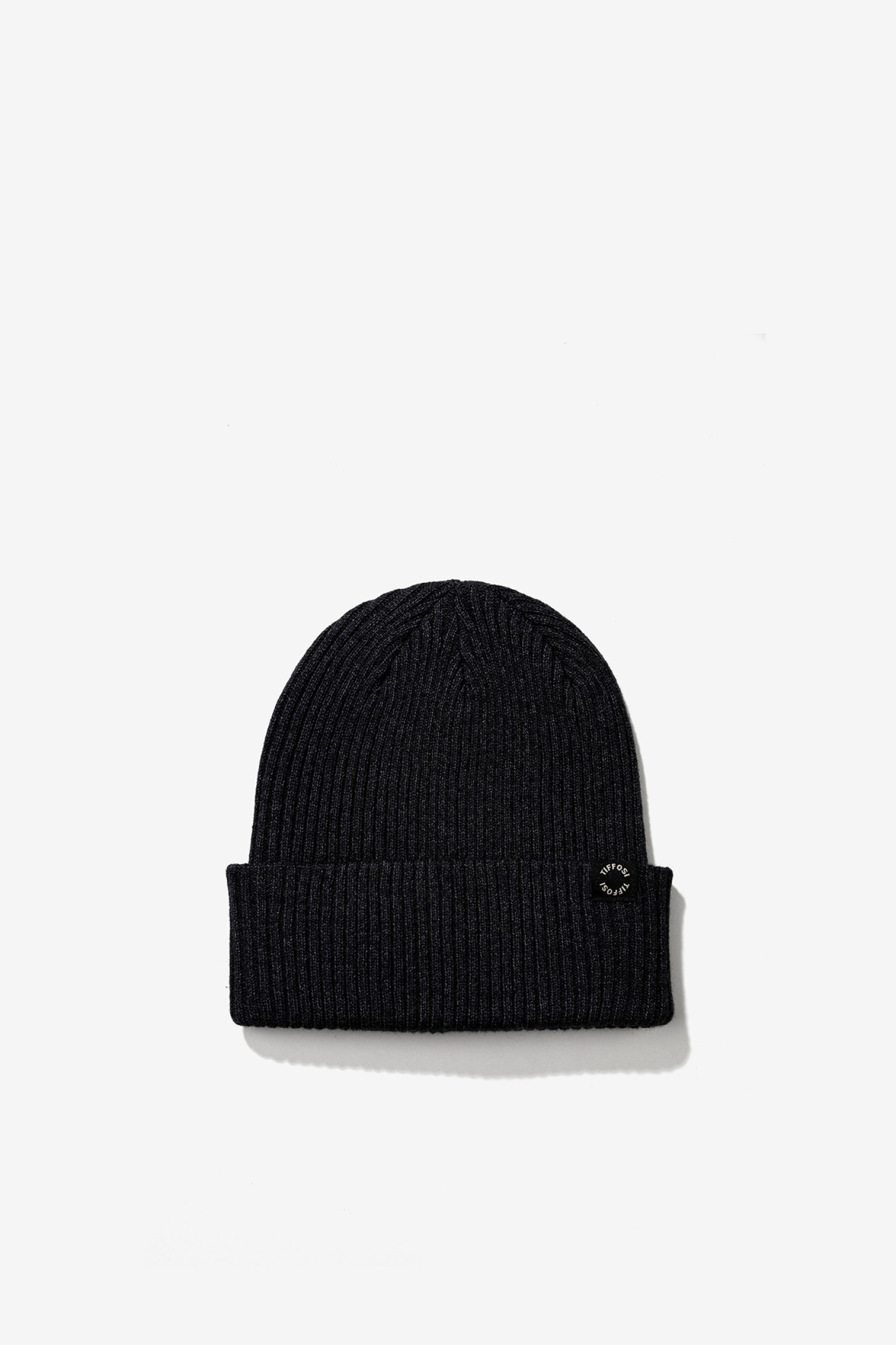 Gorro gris canalé clásico