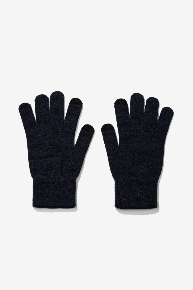 Dark Navy Blue Gloves