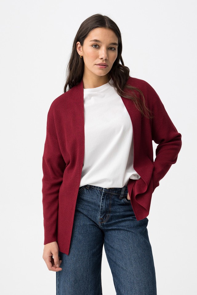 Cardigan Rojo