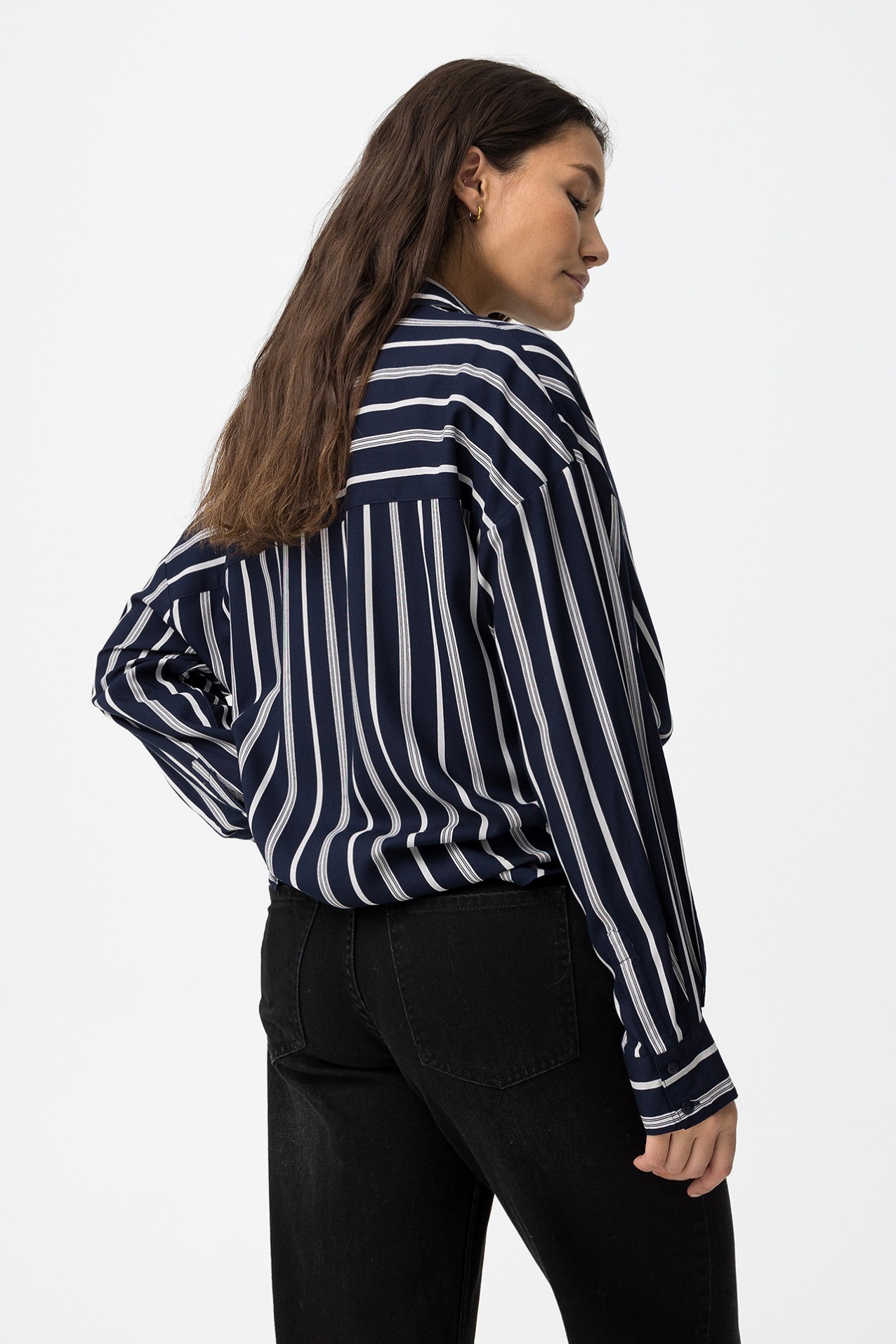 Camisa Manga Larga Azul