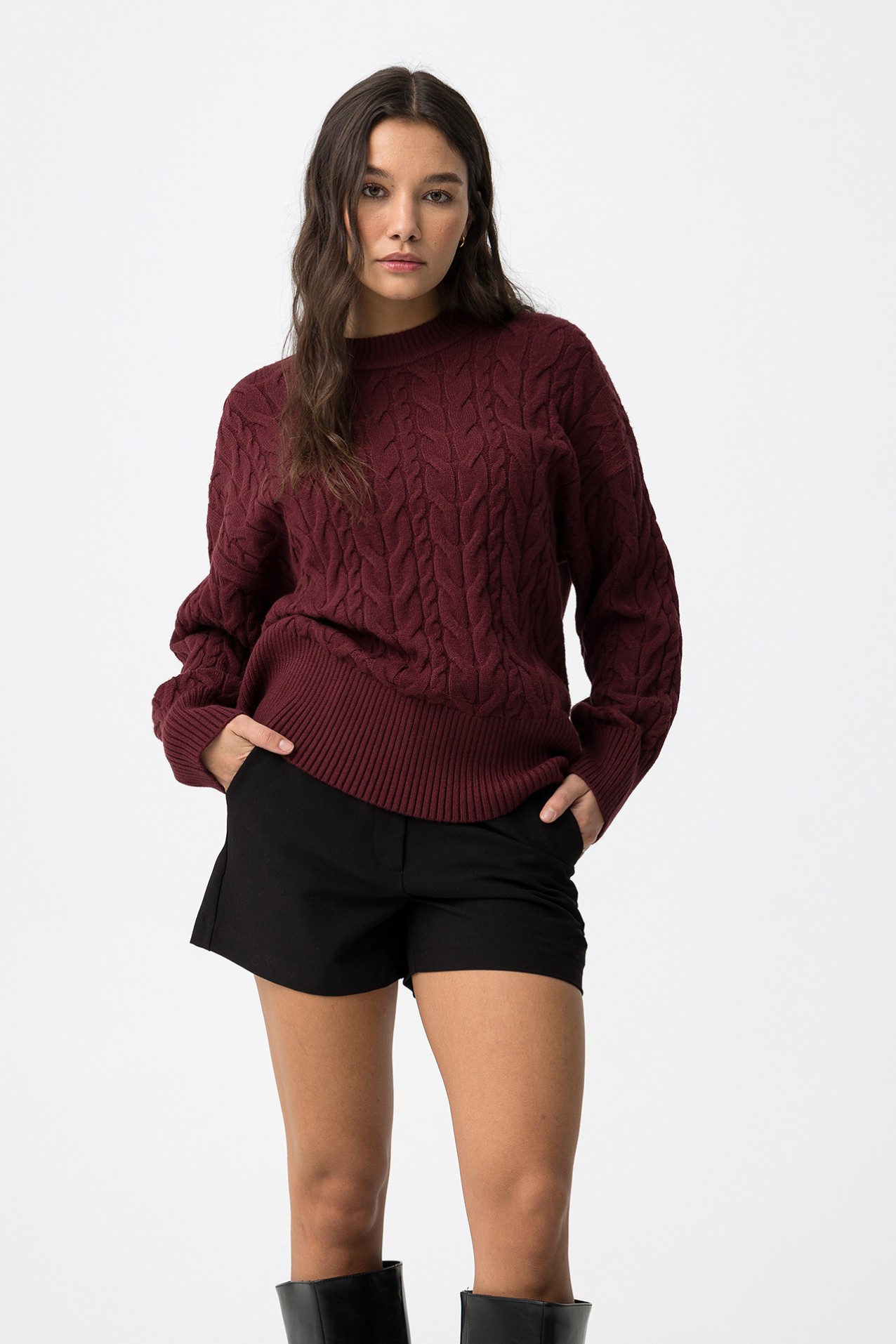 Bermudas no Denim Negro