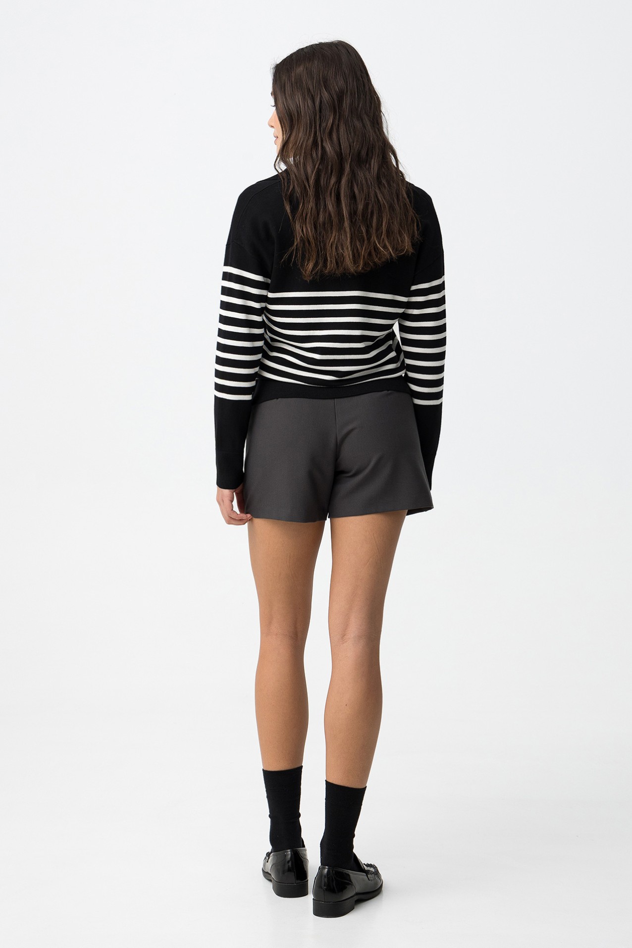 Bermudas no Denim Gris