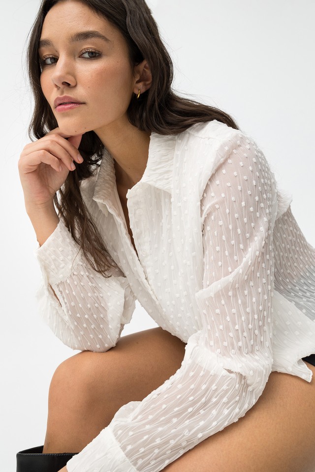 Camisa Manga Comprida Cru