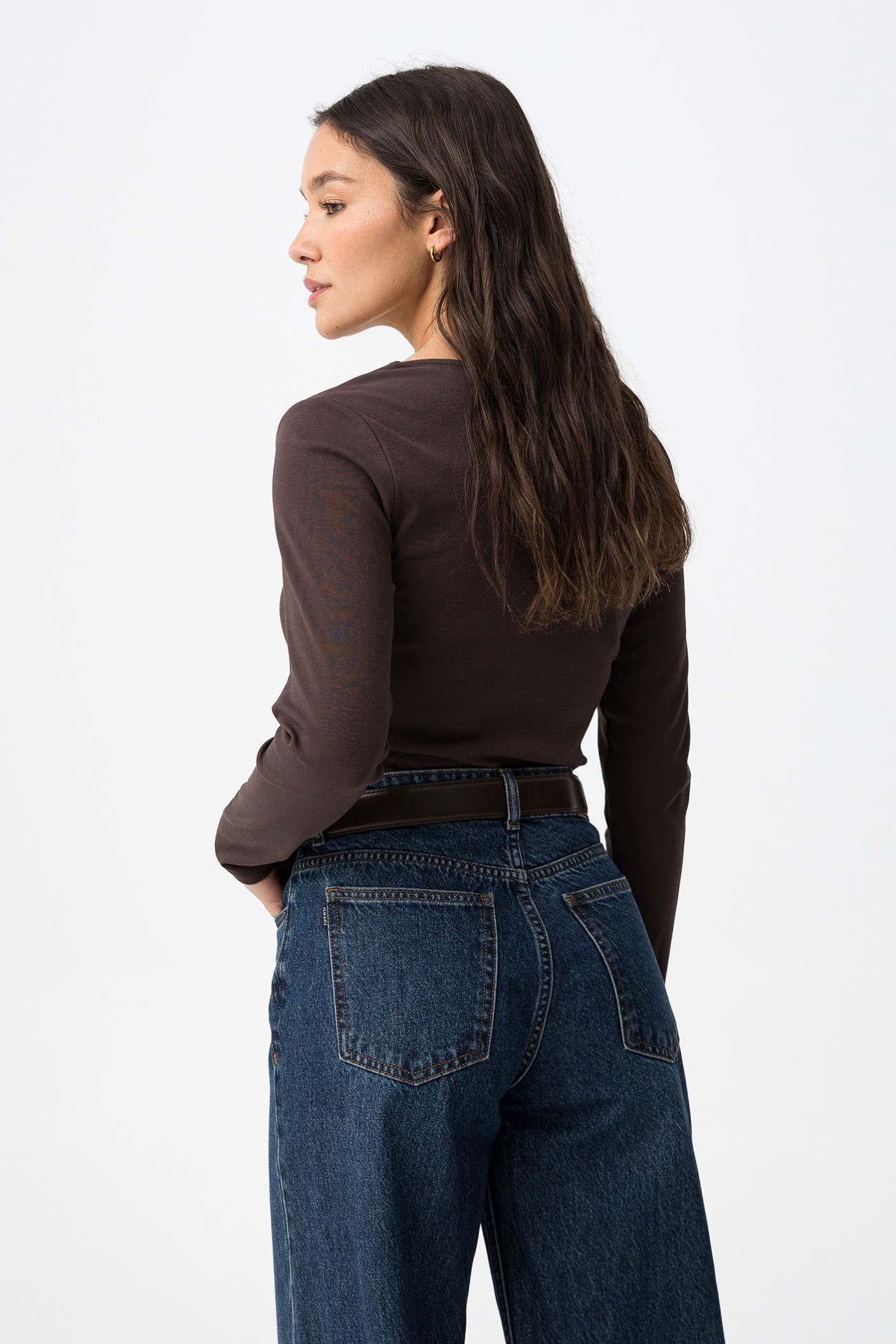 Camiseta Manga Larga Chocolate