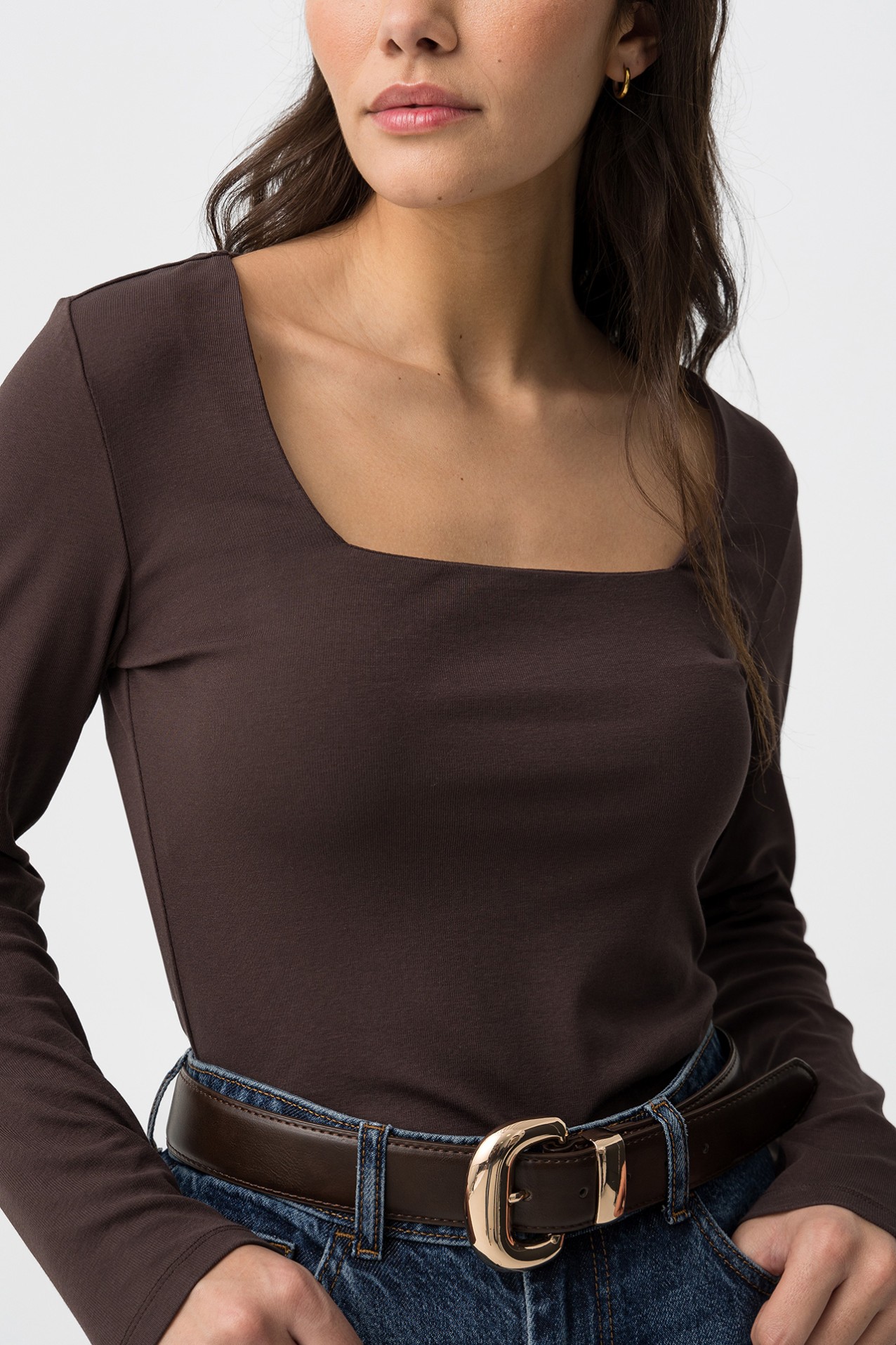 Camiseta Manga Larga Chocolate