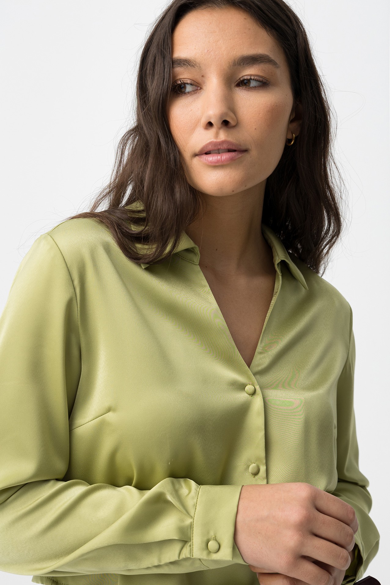 Camisa Manga Comprida Verde