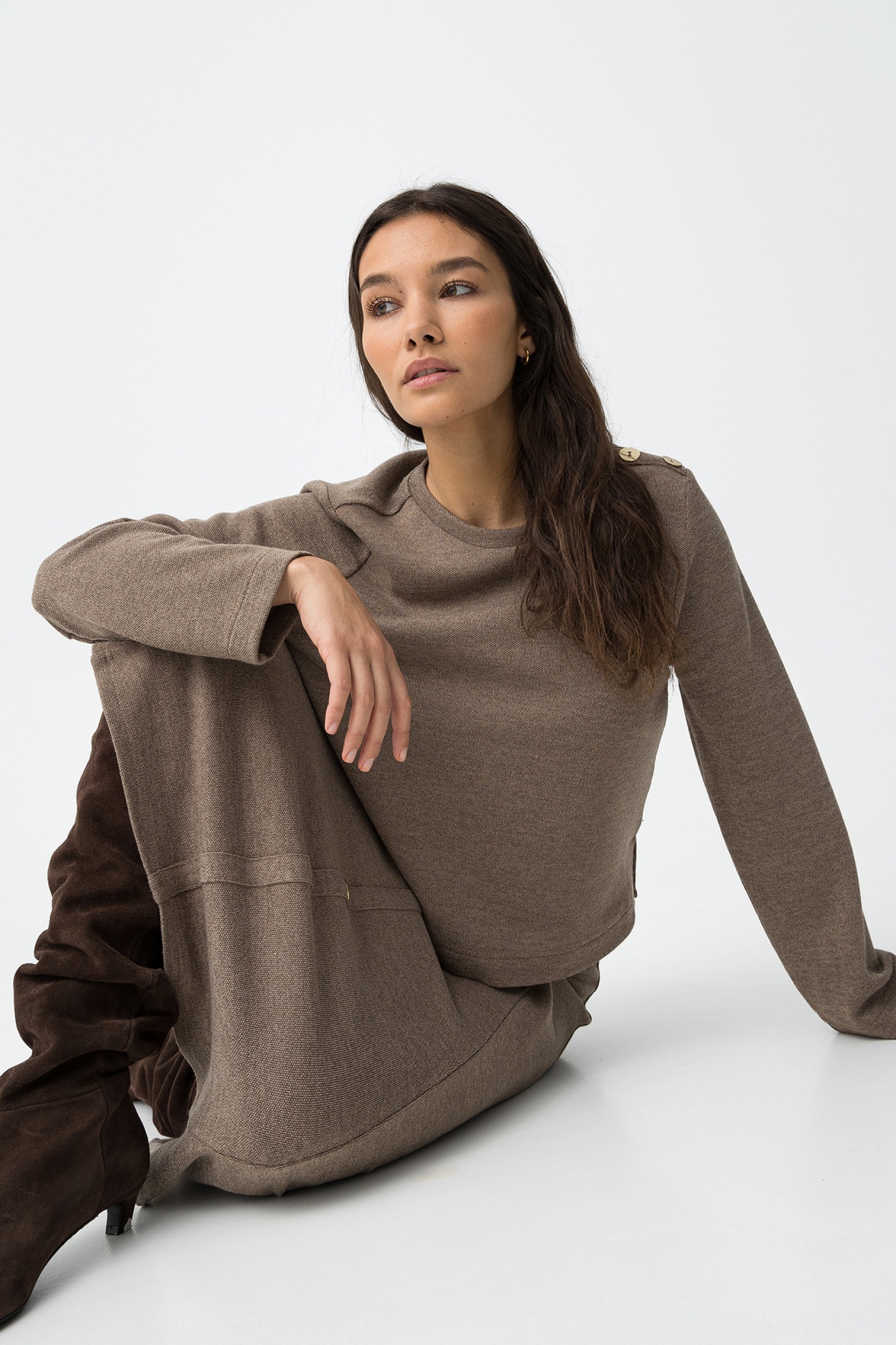 Camiseta Manga Larga Chocolate