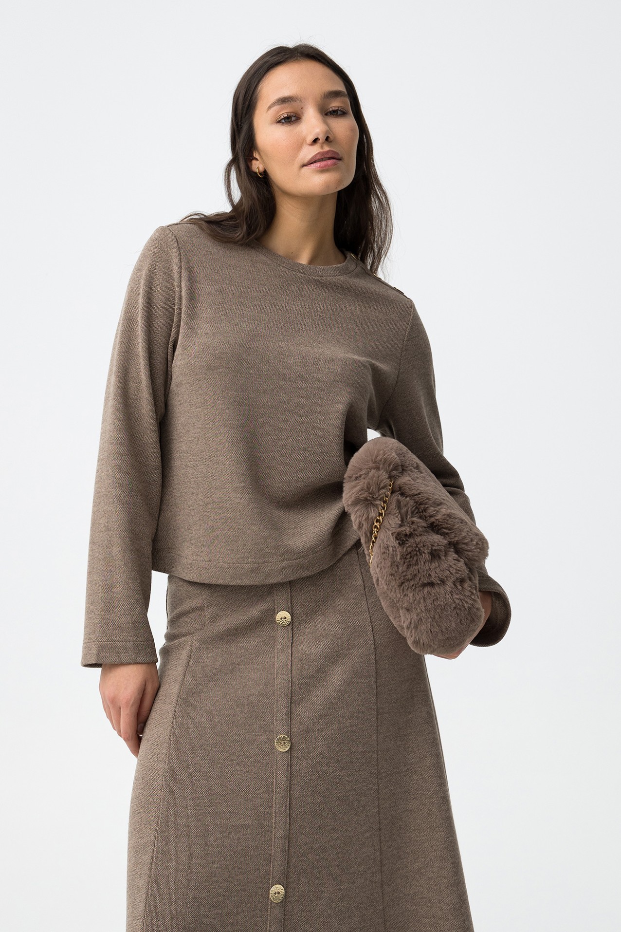 Camiseta Manga Larga Chocolate