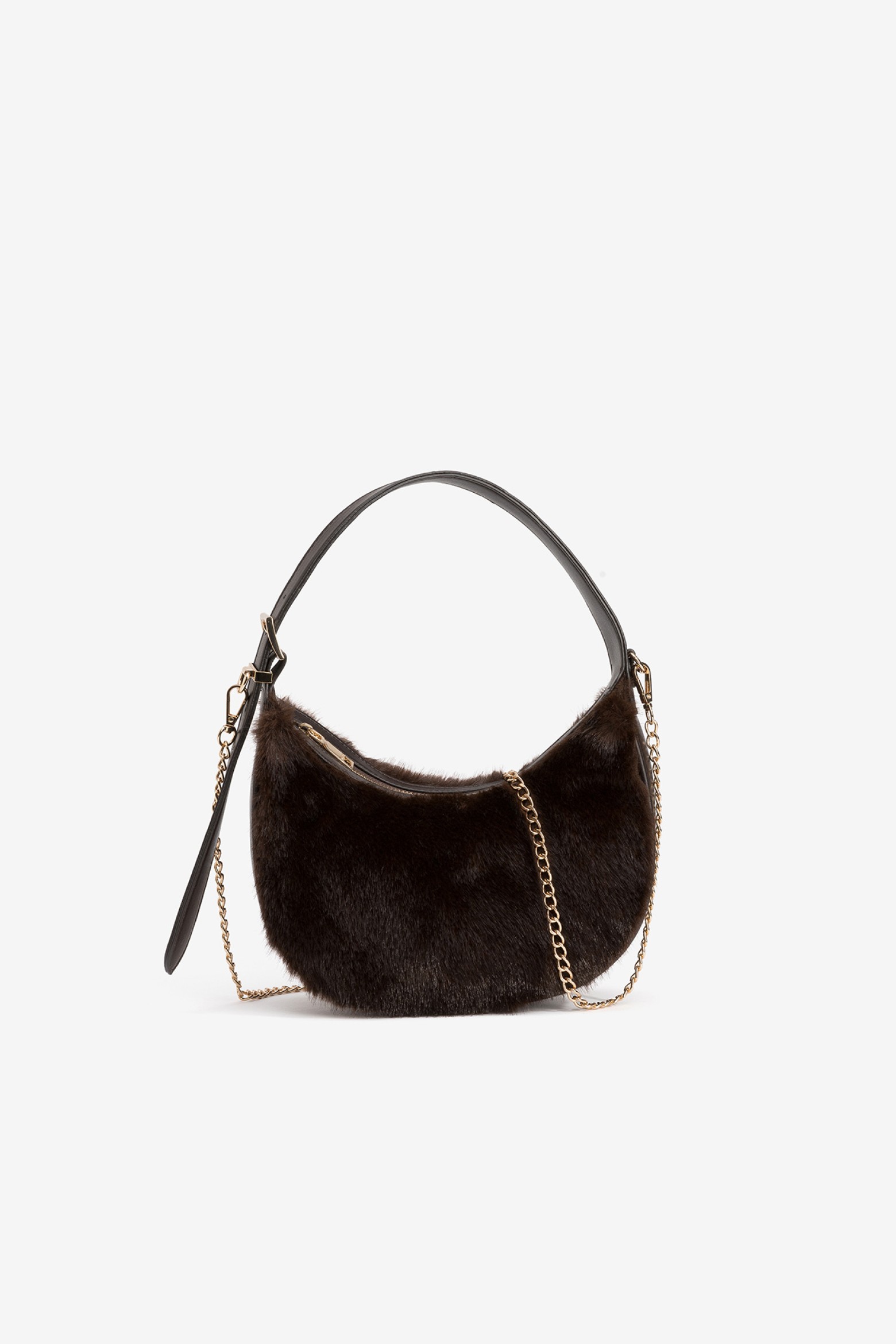 Bolso Chocolate de pelo