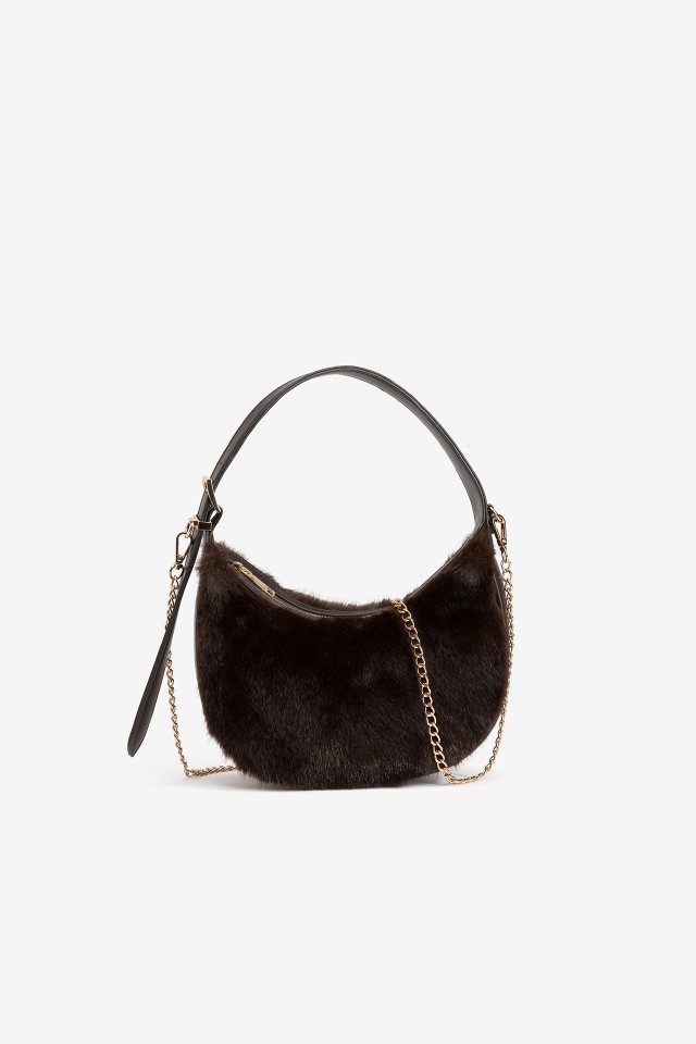 Bolso Chocolate de pelo Bolso Chocolate de pelo