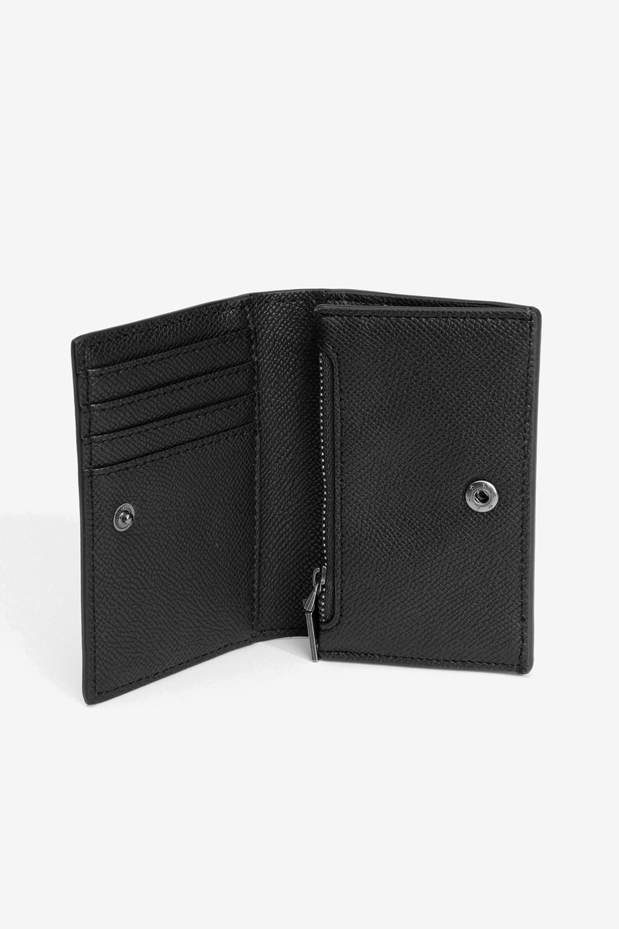 Black Textured Wallet