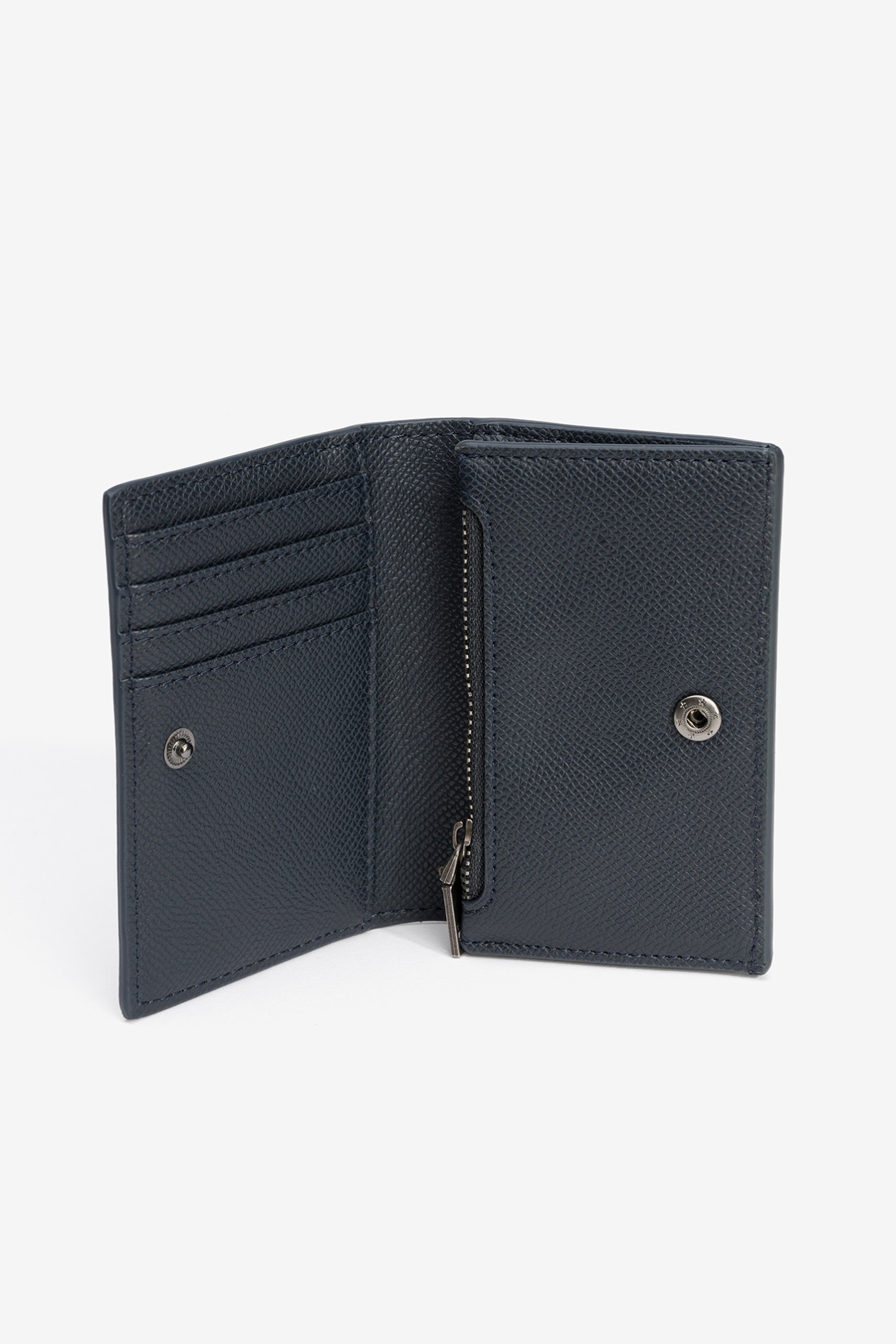 Textured Navy Coin Wallet