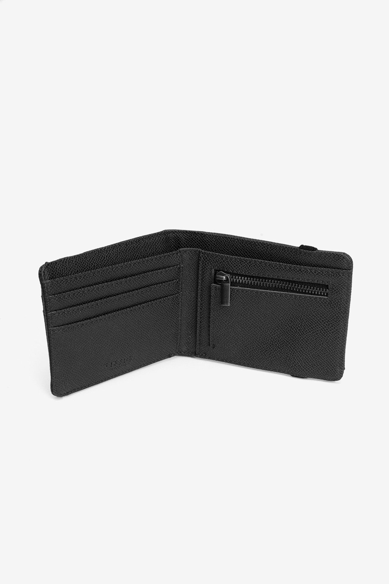 Black Textured Wallet