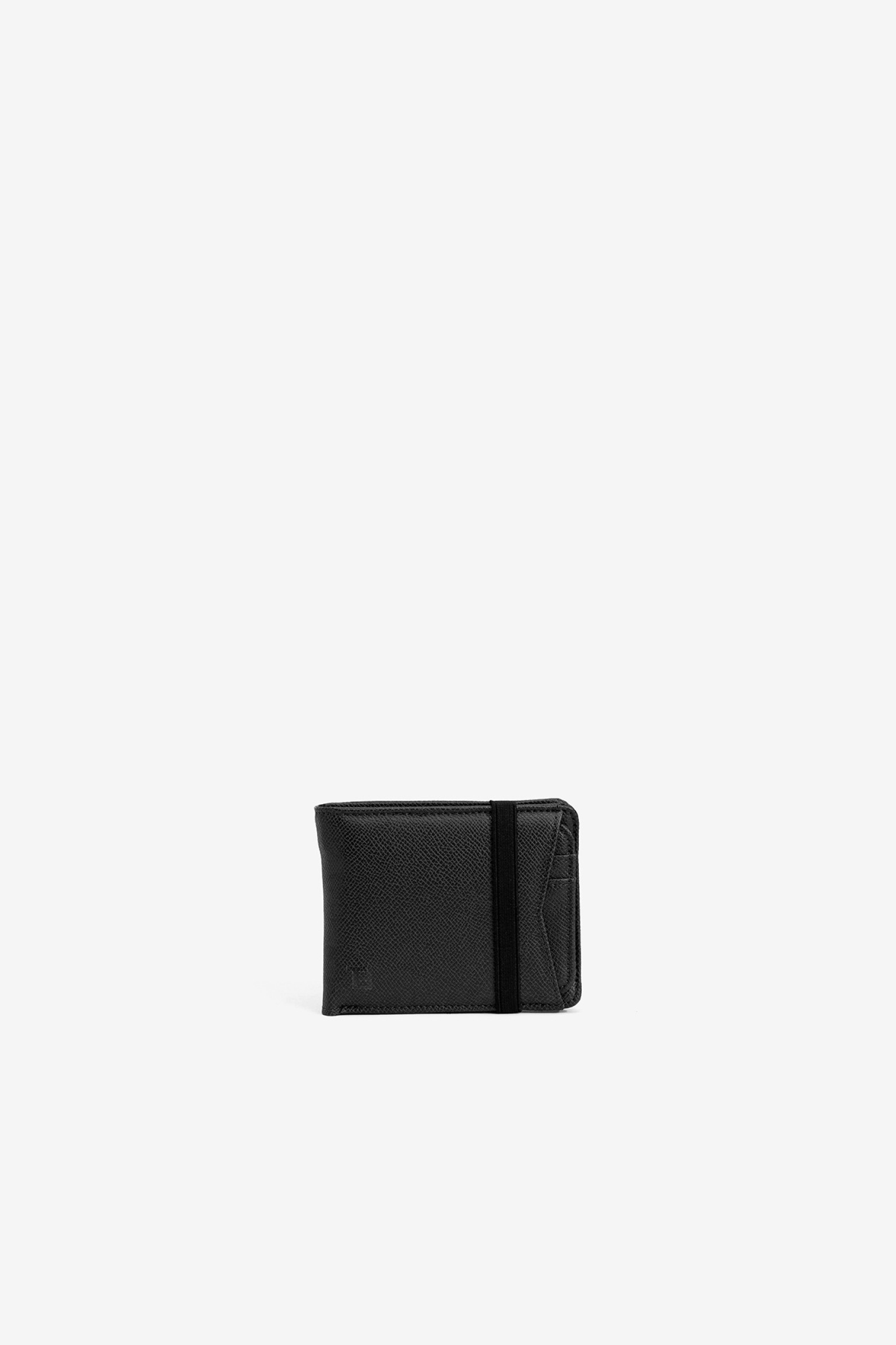 Black Textured Wallet