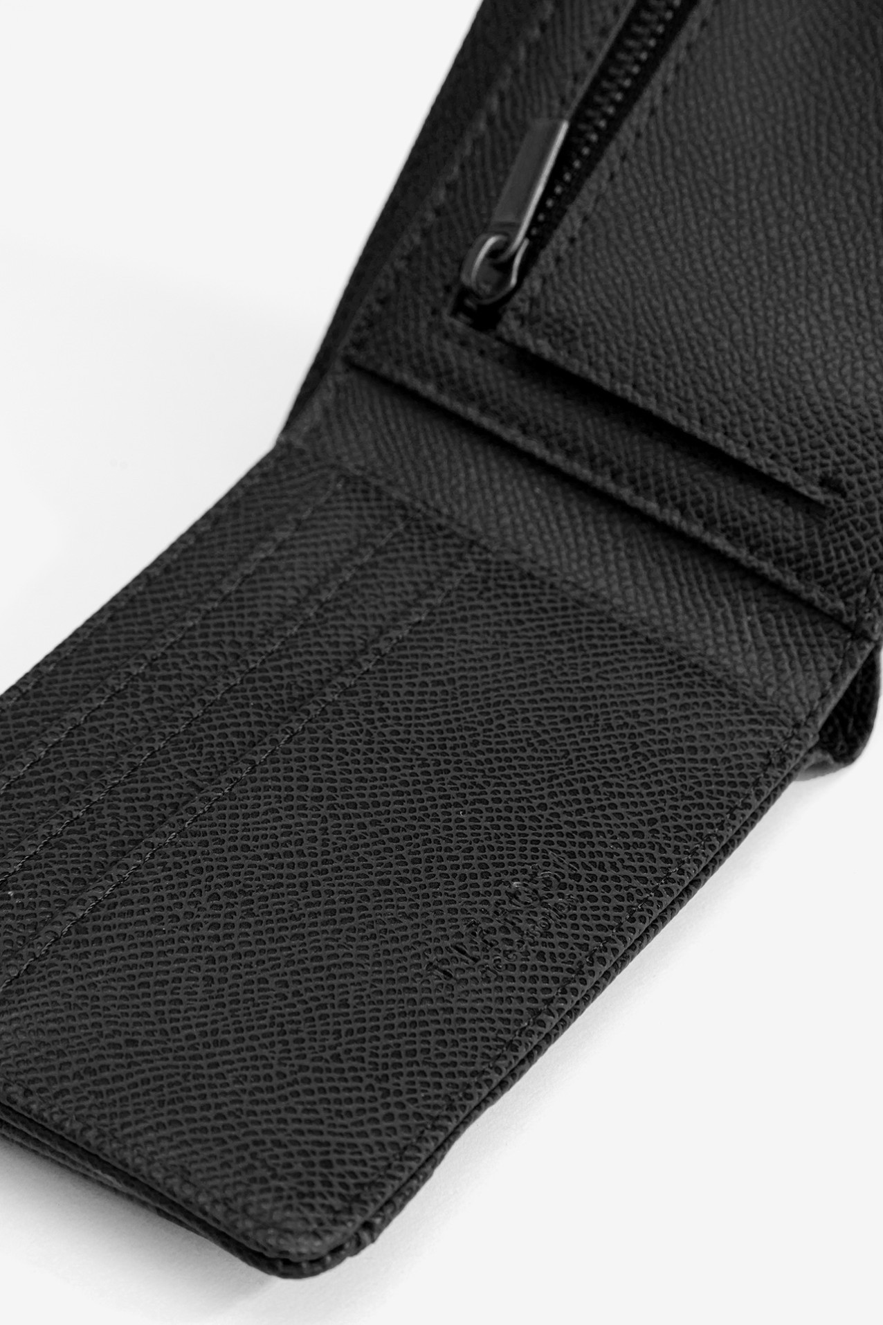 Black Textured Wallet