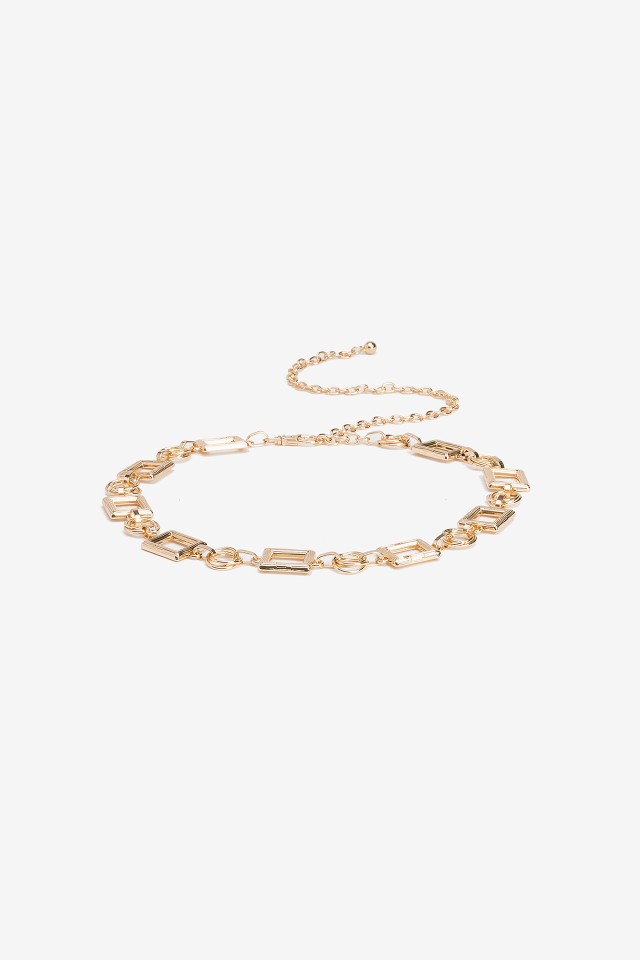 Gold Chain Link Belt