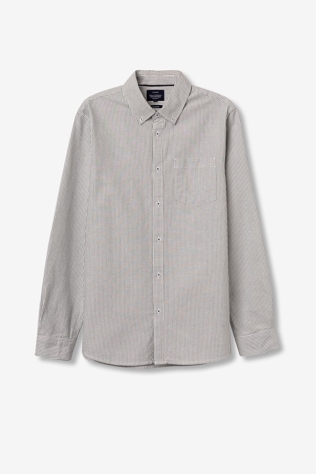 Camisa Regular Fit Oxford �s Riscas