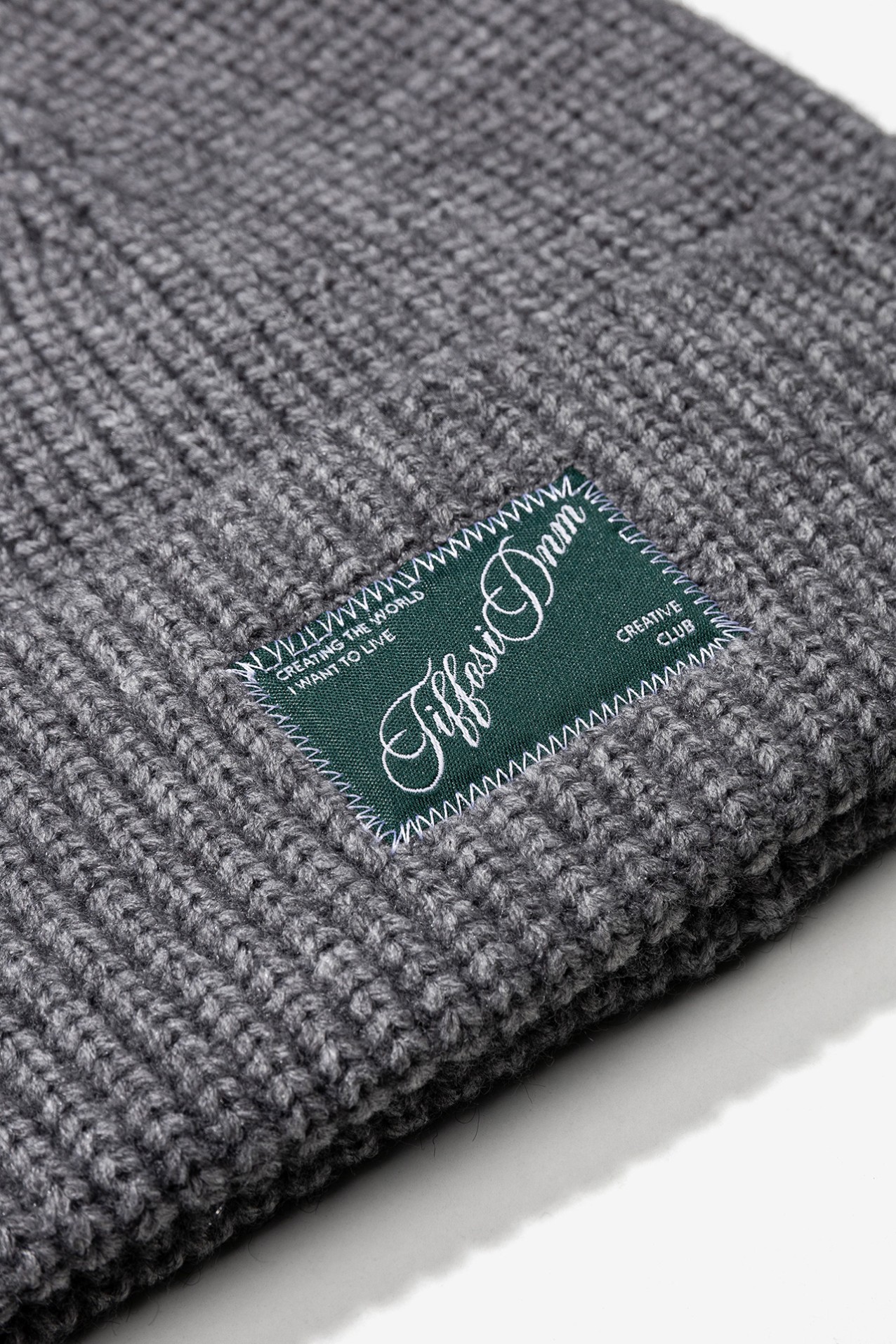 Gorro cinzento casual