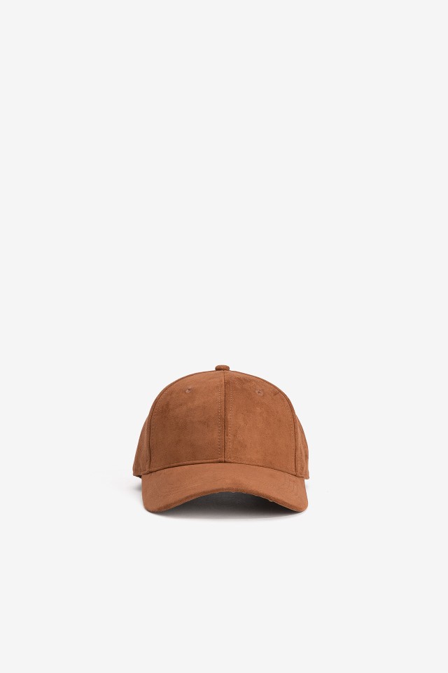 Curved Brown Cap