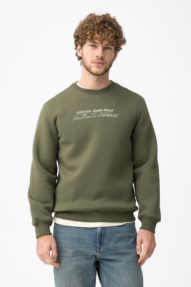 Green Regular Sweatshirt