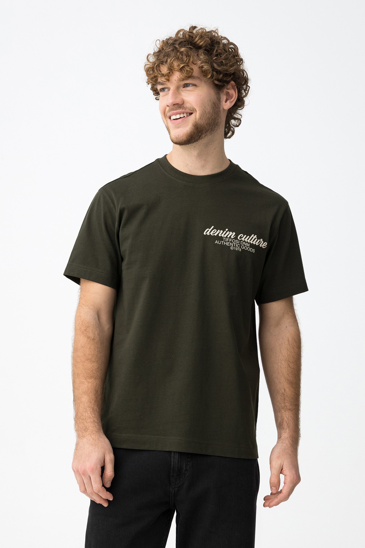 T-shirt verde regular fit