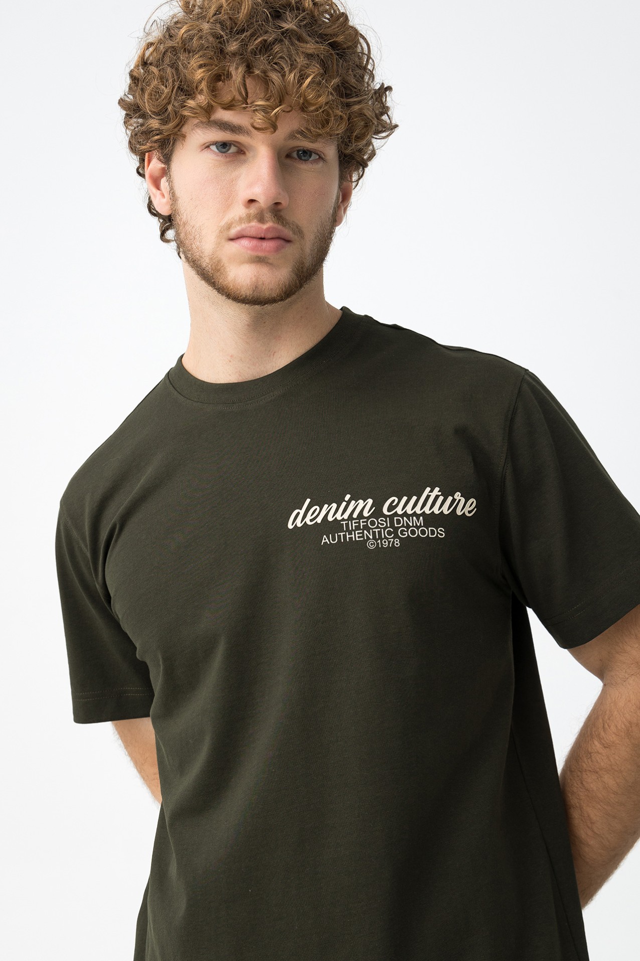 T-shirt verde regular fit