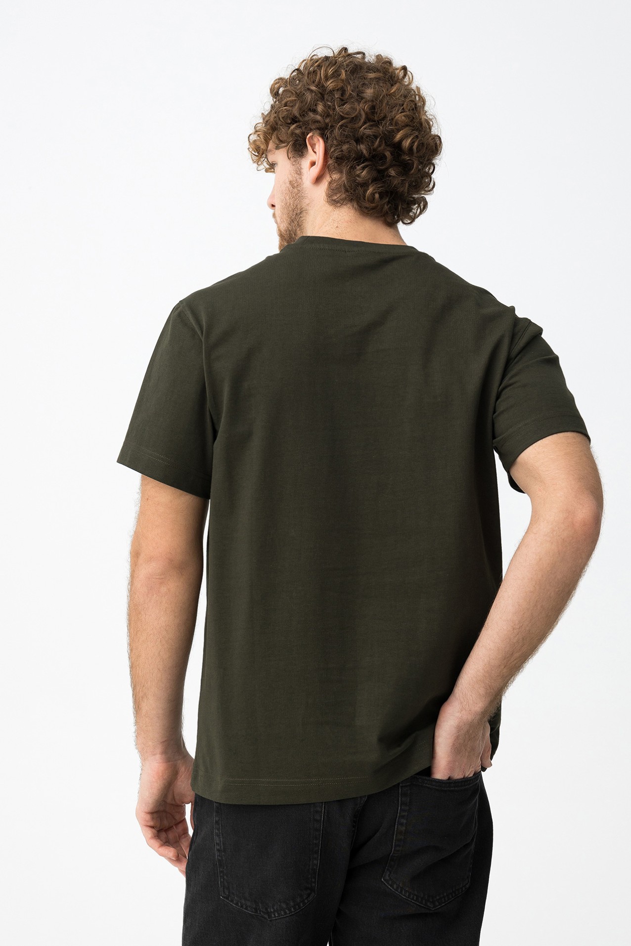 T-shirt verde regular fit