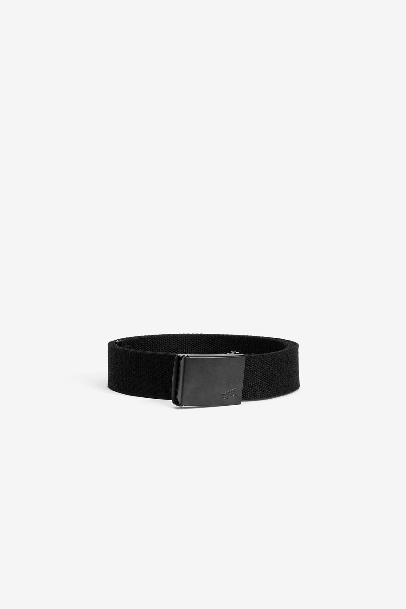 Black Chunky Modern Belt
