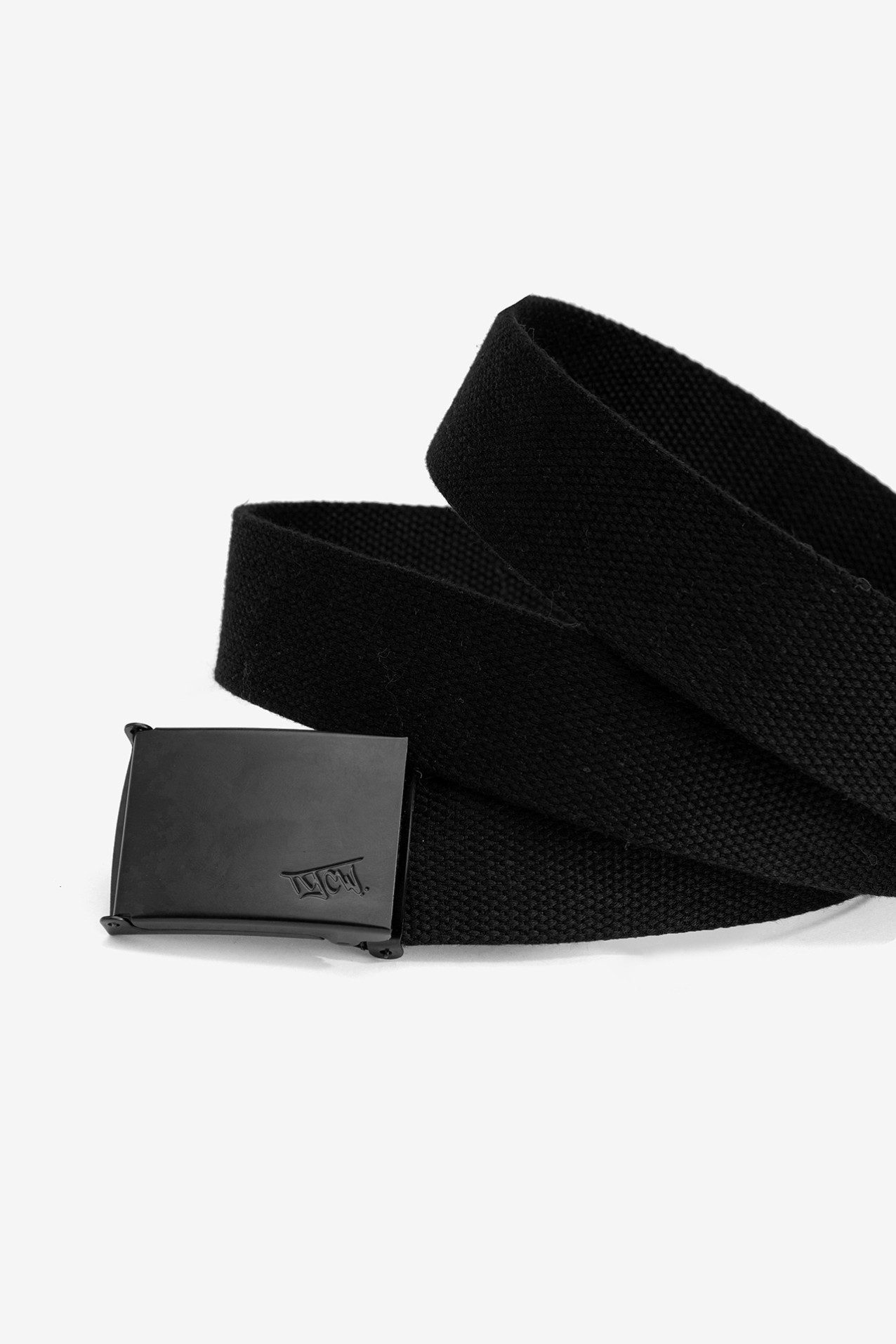 Black Chunky Modern Belt