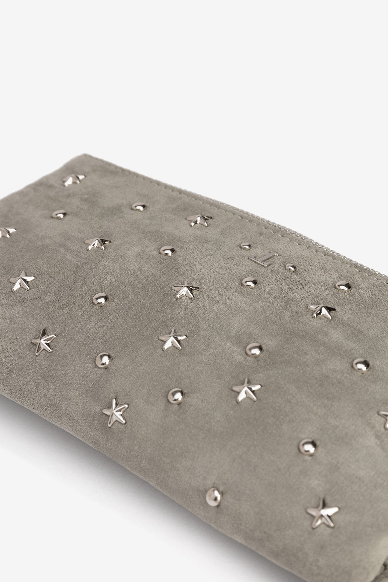 Green Crossbody Bag Stud Details