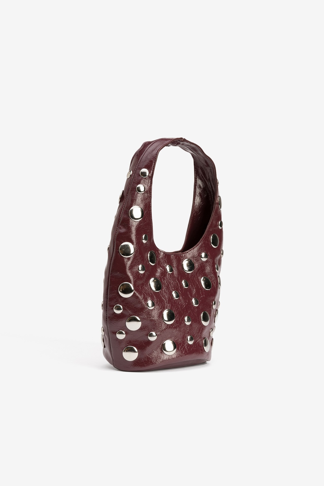 Mala burgundy com tachas