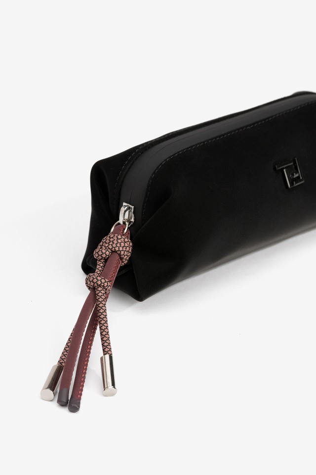 Black Case with Burgundy Detail Black Case with Burgundy Detail