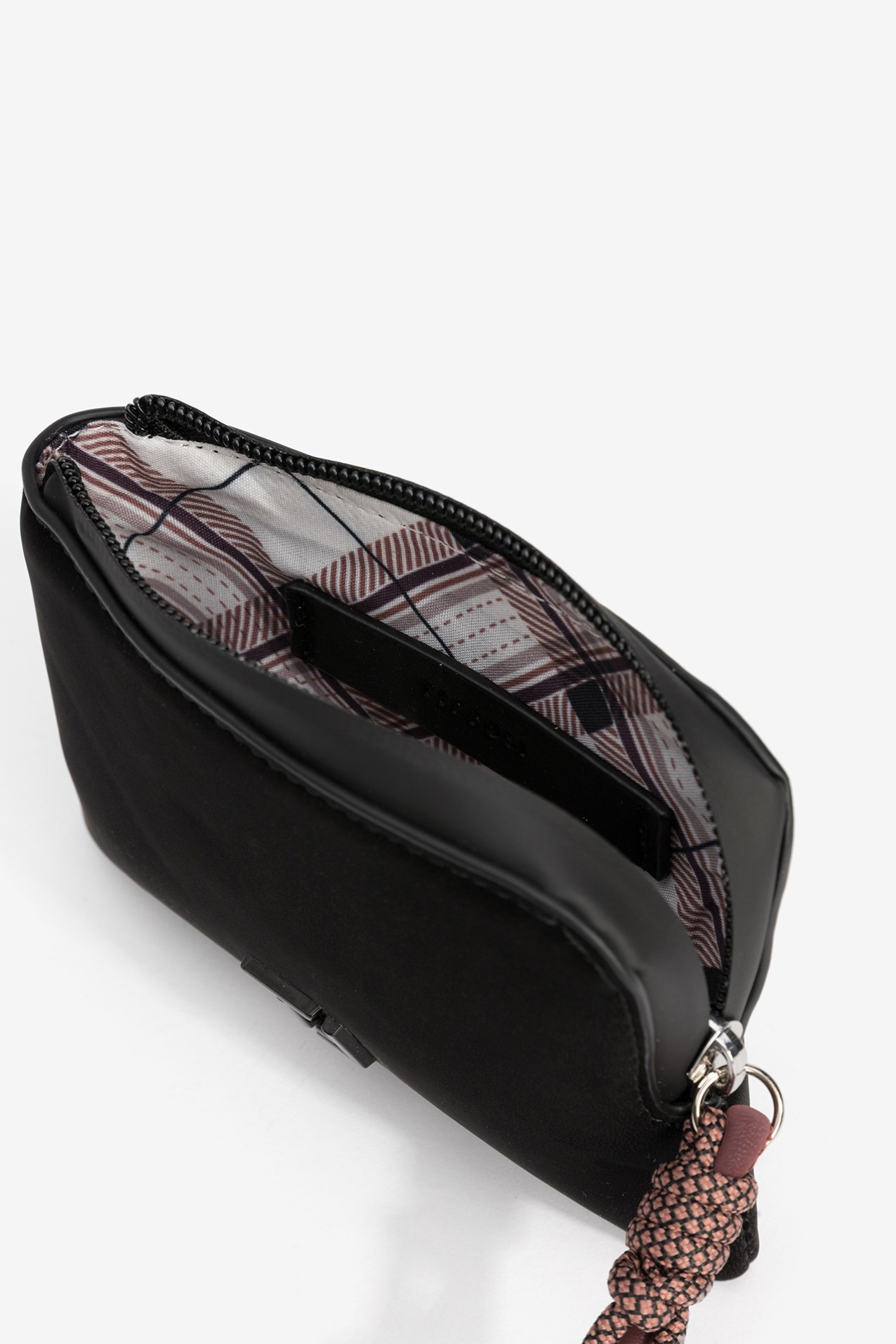 Compact Black Coin Purse