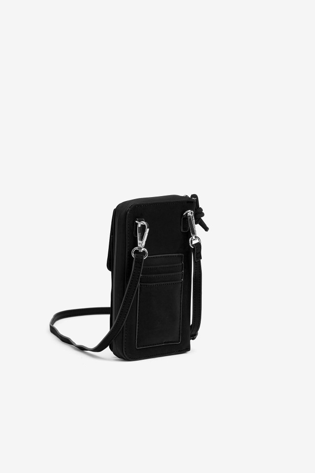 Black Multi-Compartment Phone Holder Black Multi-Compartment Phone Holder