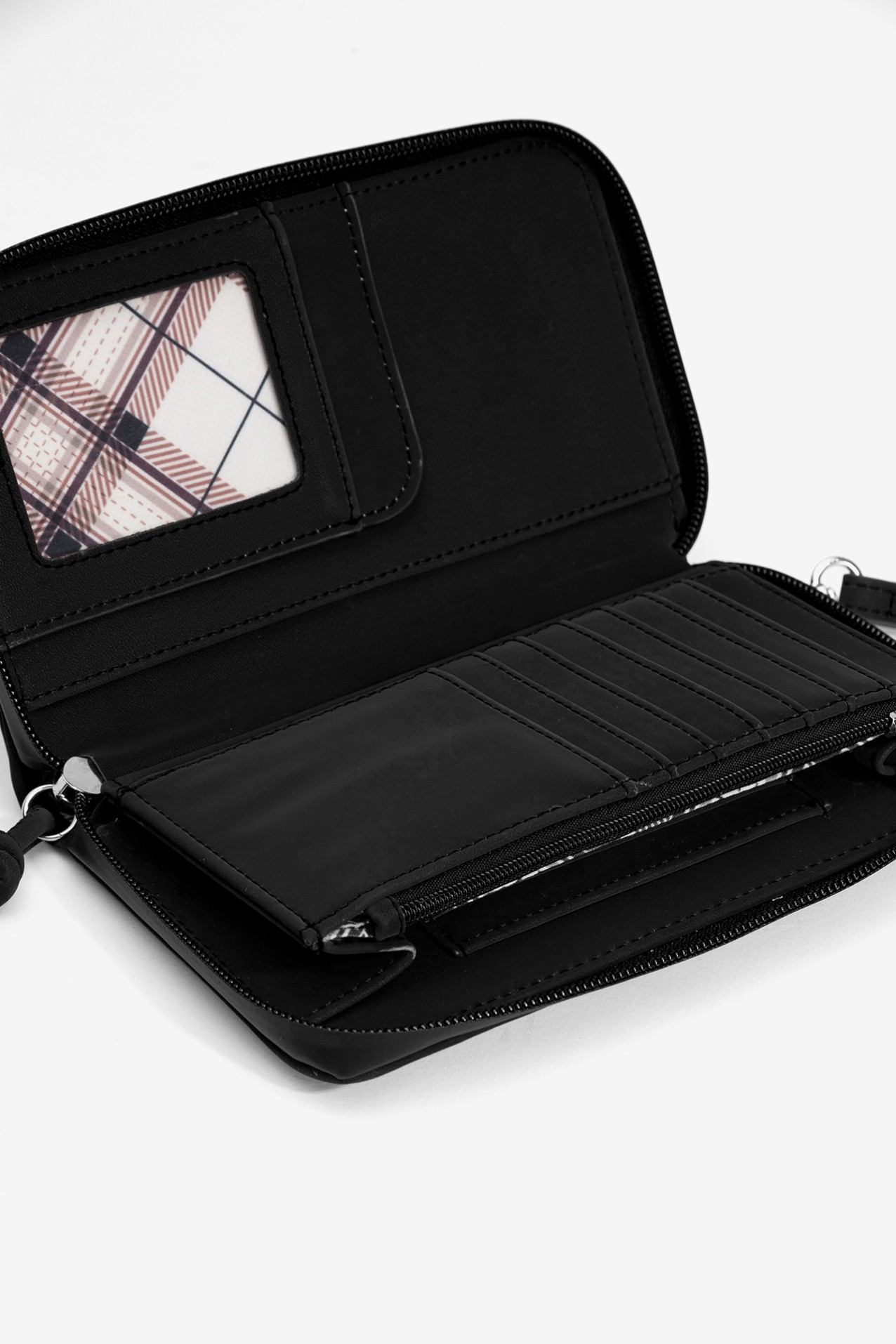 Porta-telem�vel preto compacto