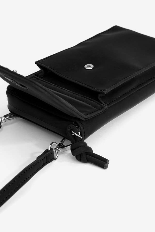 Black Multi-Compartment Phone Holder Black Multi-Compartment Phone Holder